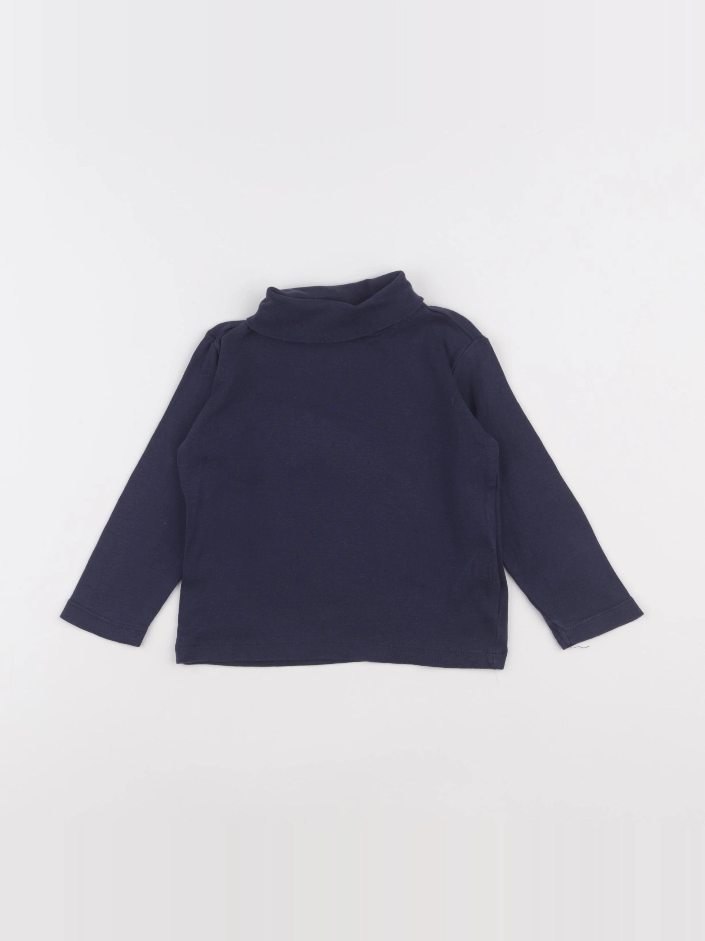 Vertbaudet - sous-pull bleu - 3 ans