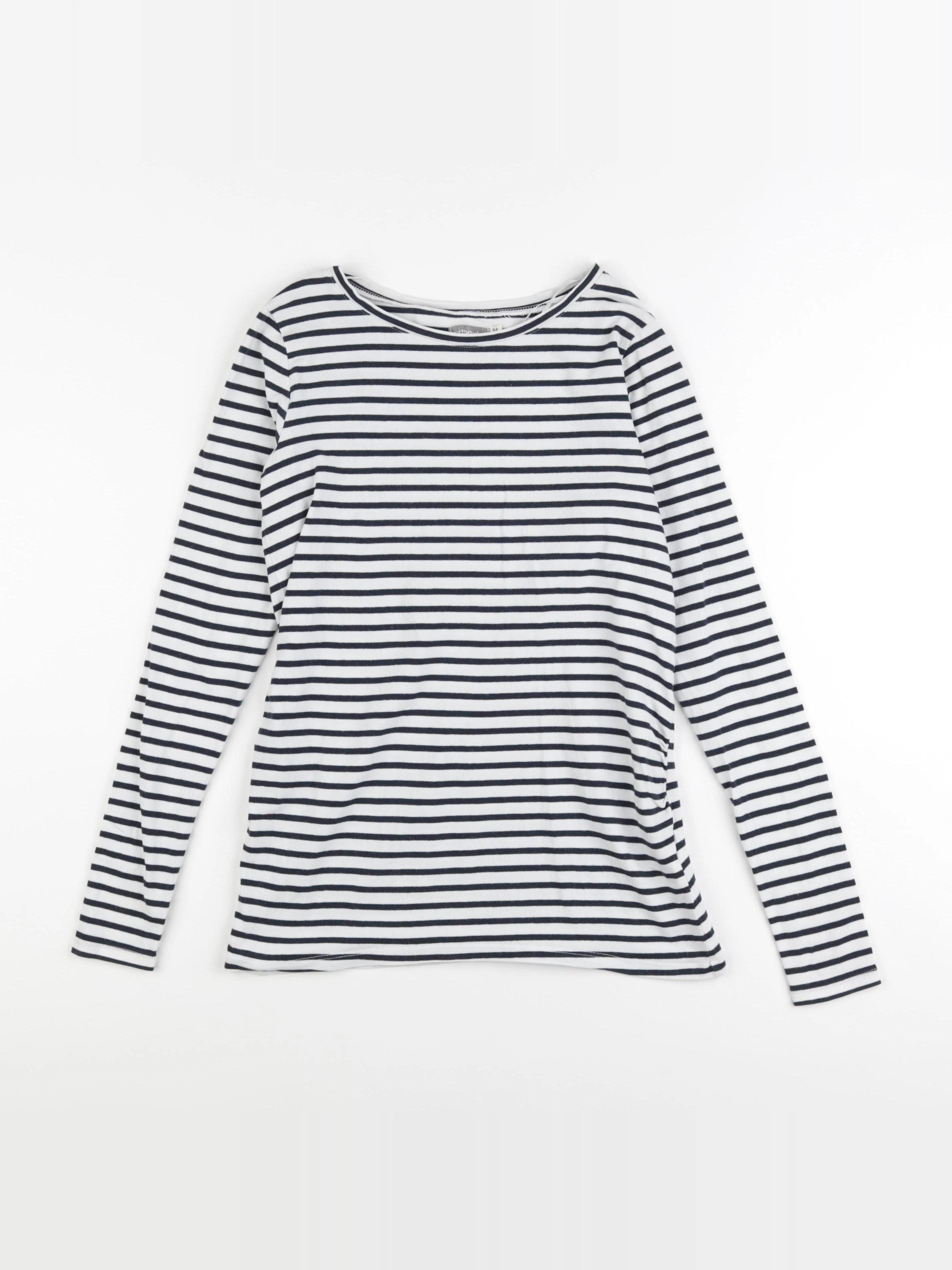 Vertbaudet - tee-shirt grossesse blanc, bleu - 34 à 36
