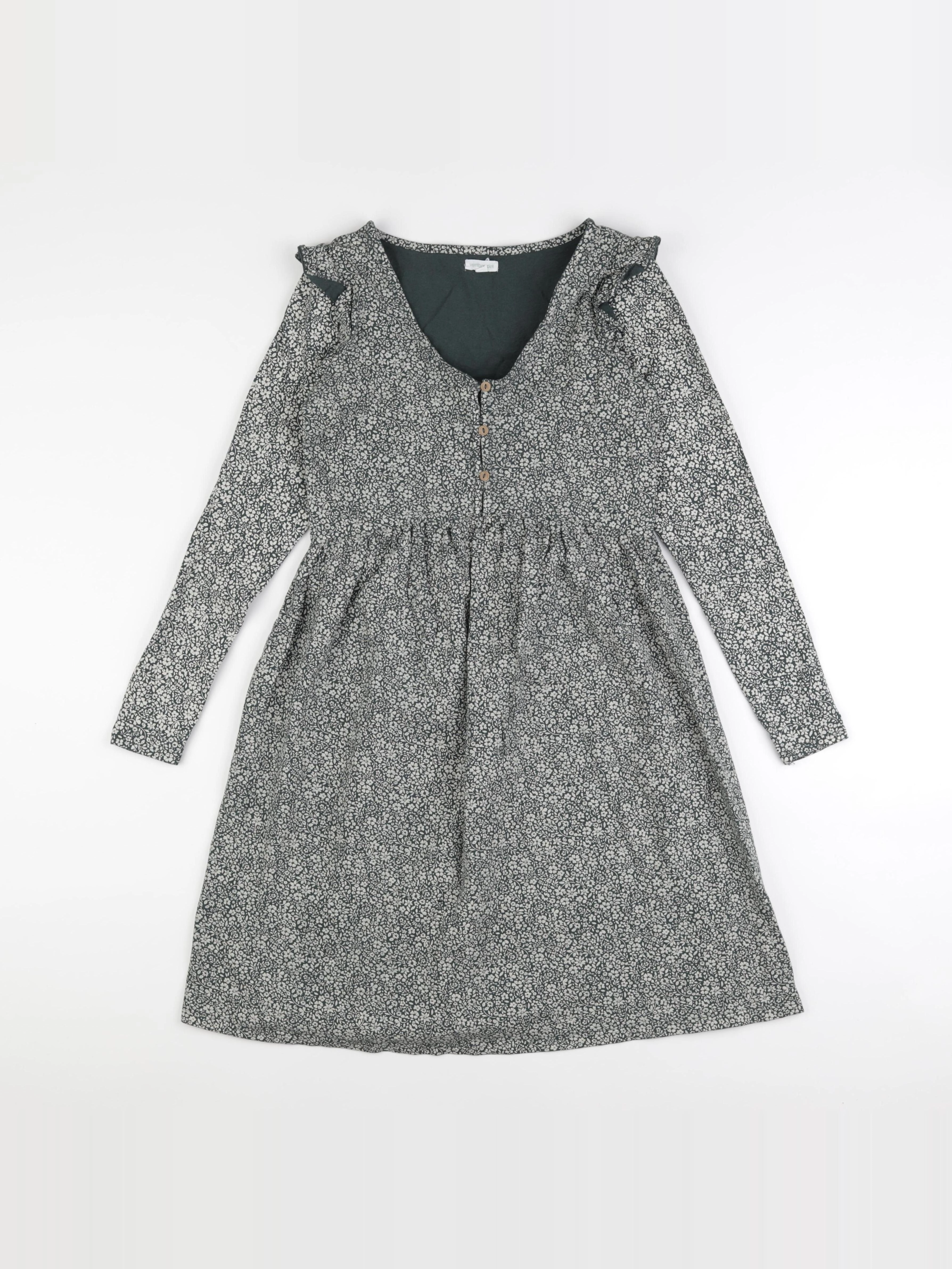 Vertbaudet - robe allaitement vert - 34 à 36