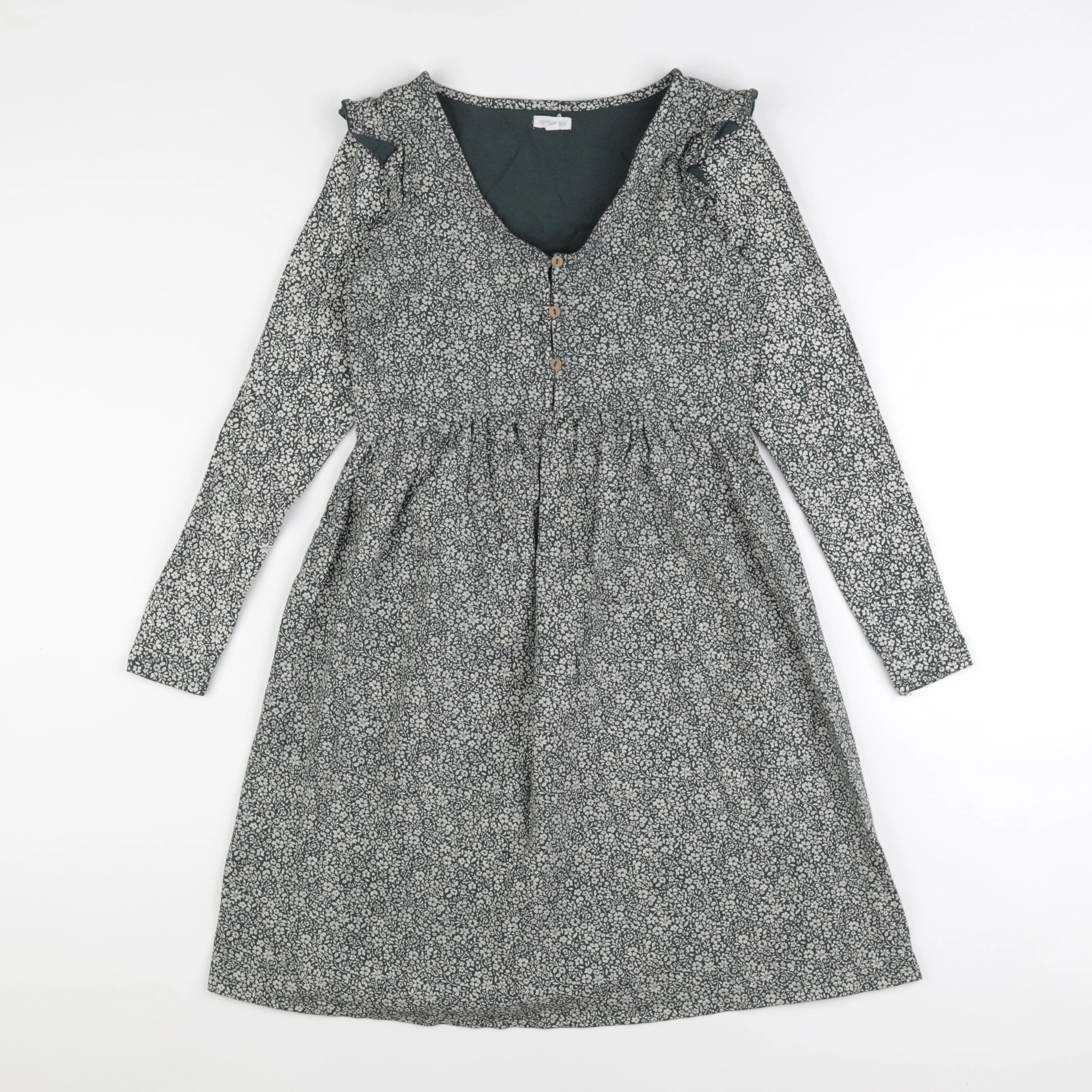 Vertbaudet - robe allaitement vert - 34 à 36