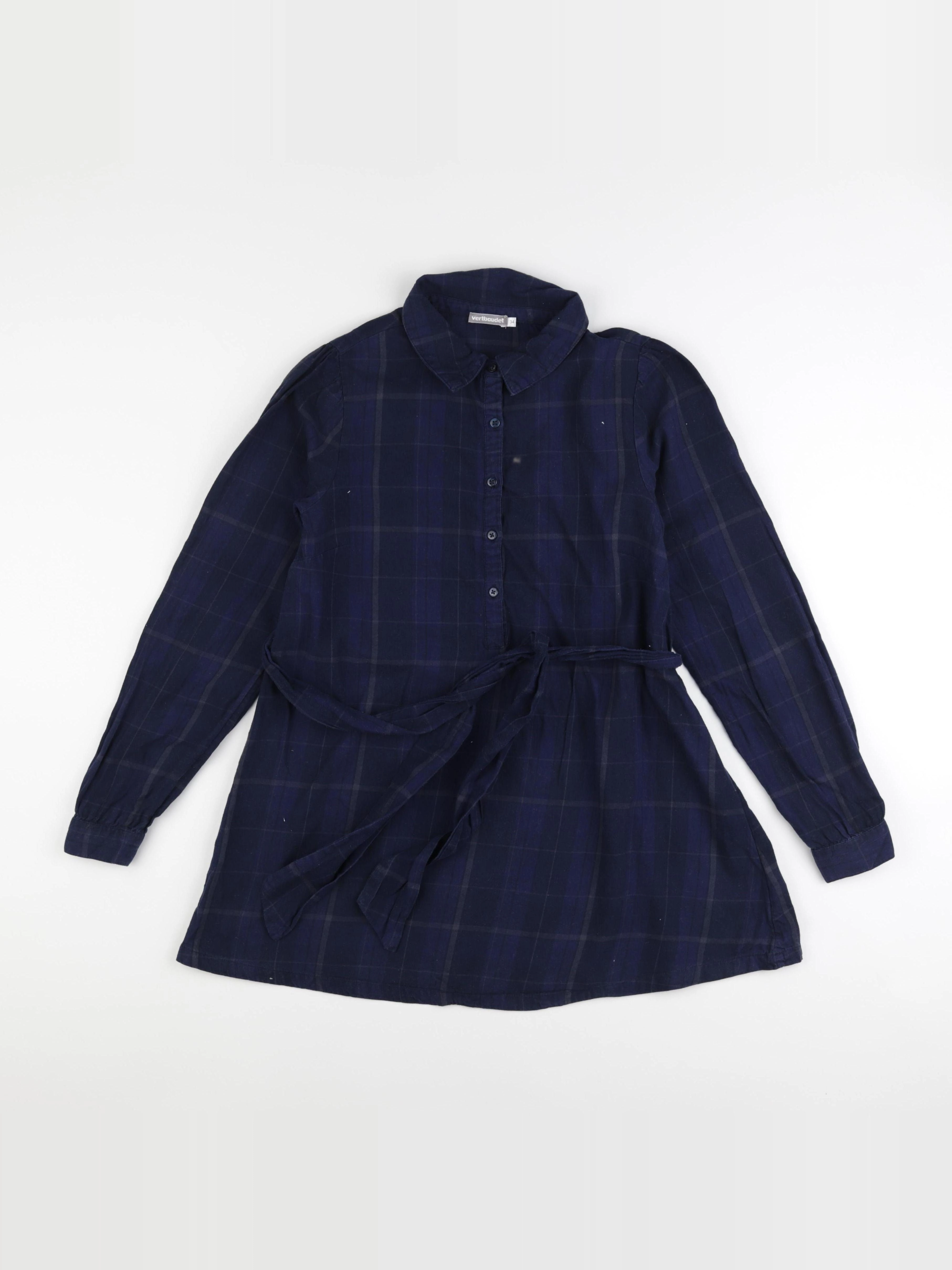 Vertbaudet - robe grossesse, allaitement bleu - 34