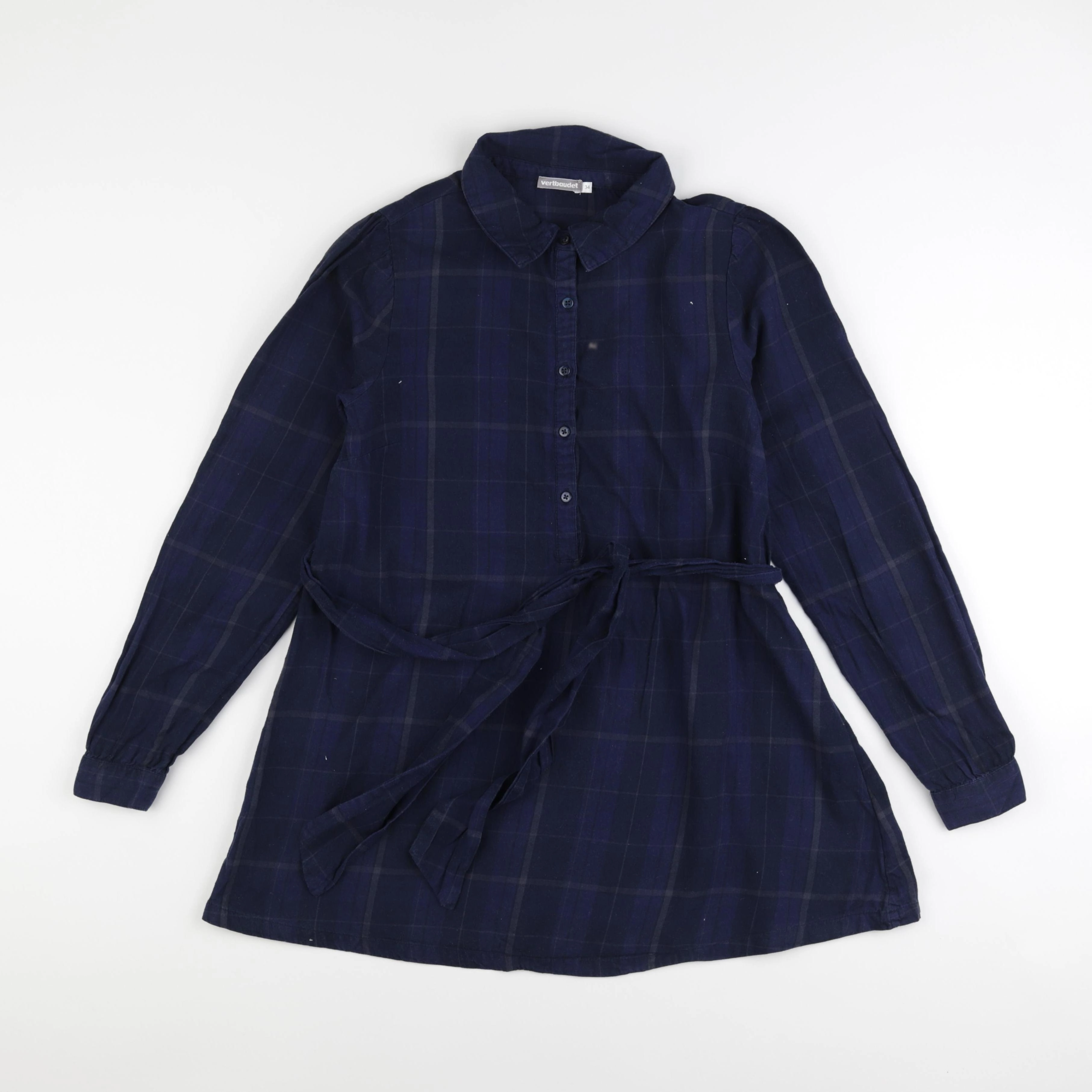 Vertbaudet - robe grossesse, allaitement bleu - 34