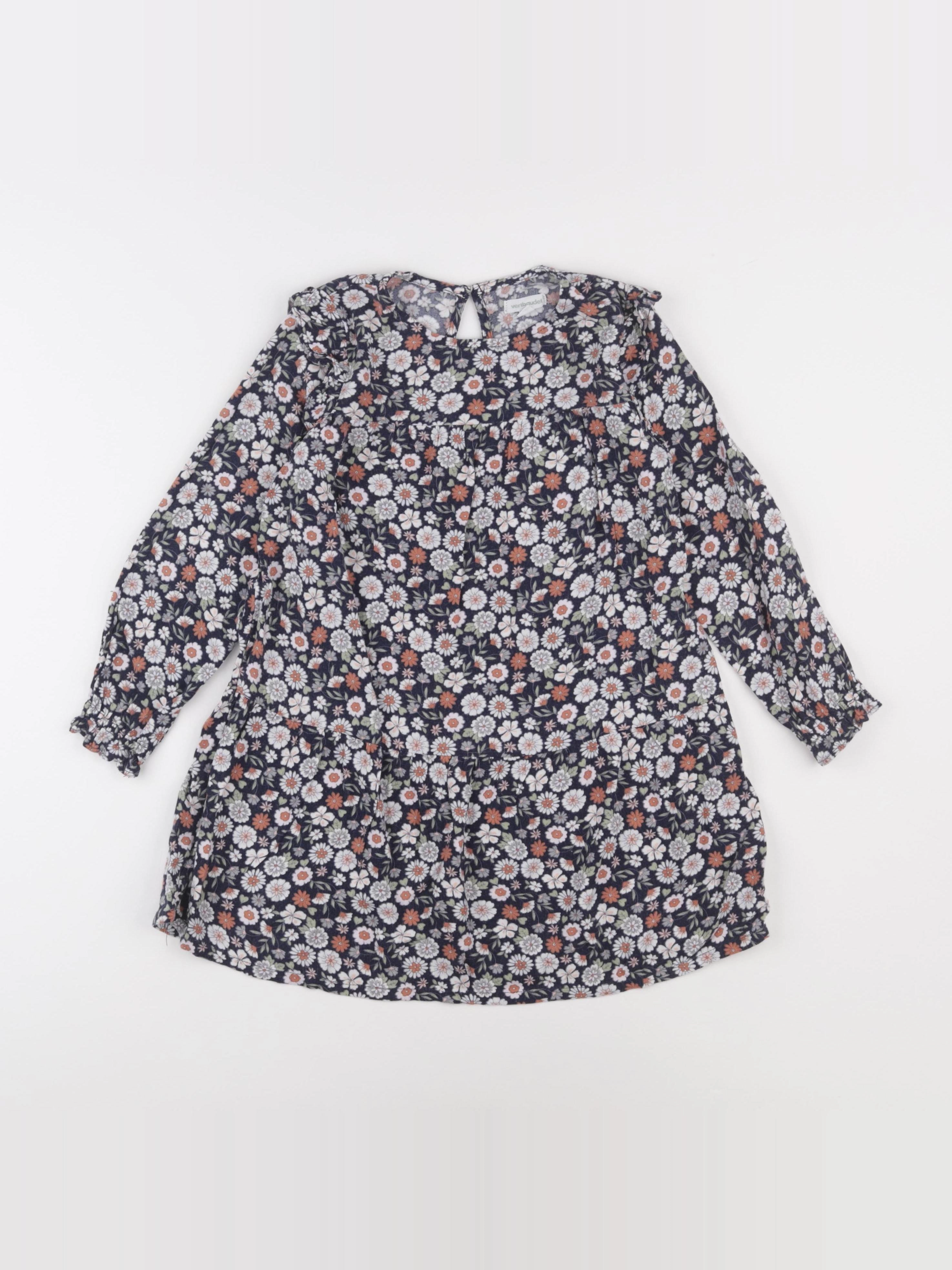 Vertbaudet - robe multicolore - 5 ans