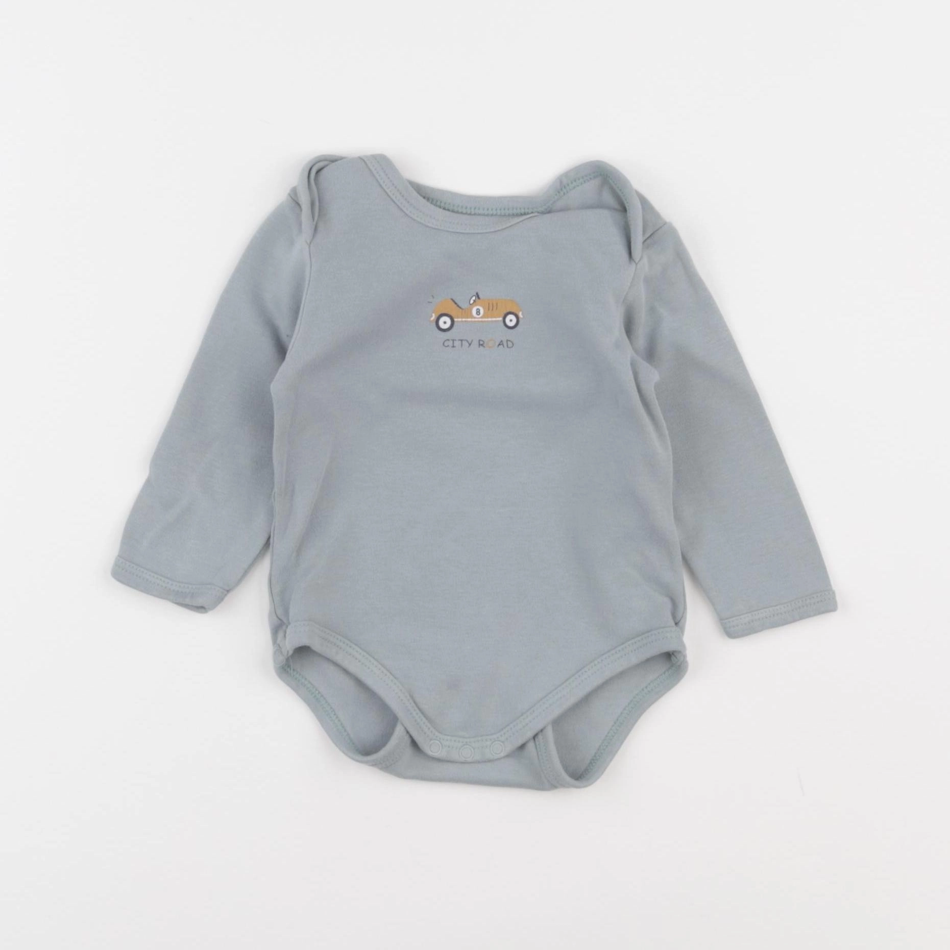 Vertbaudet - body bleu - 9 mois