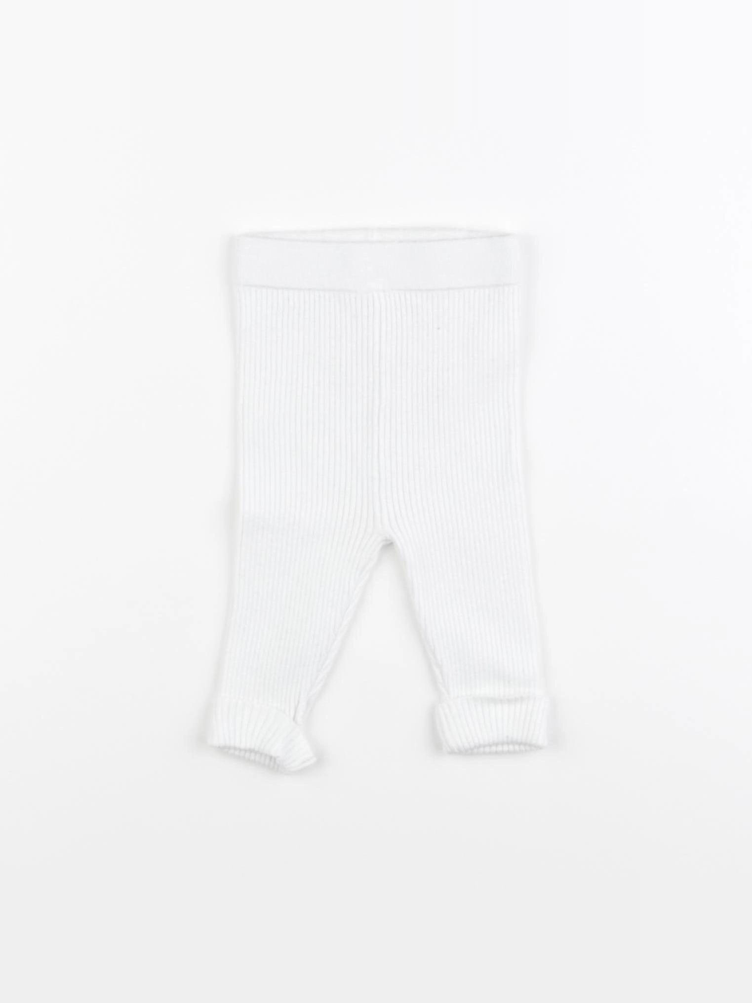Vertbaudet - legging blanc - 1 mois