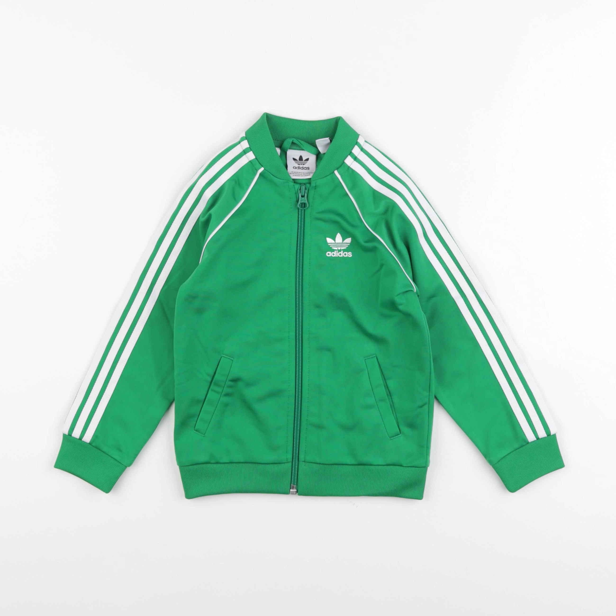 Adidas - sweat vert - 2/3 ans
