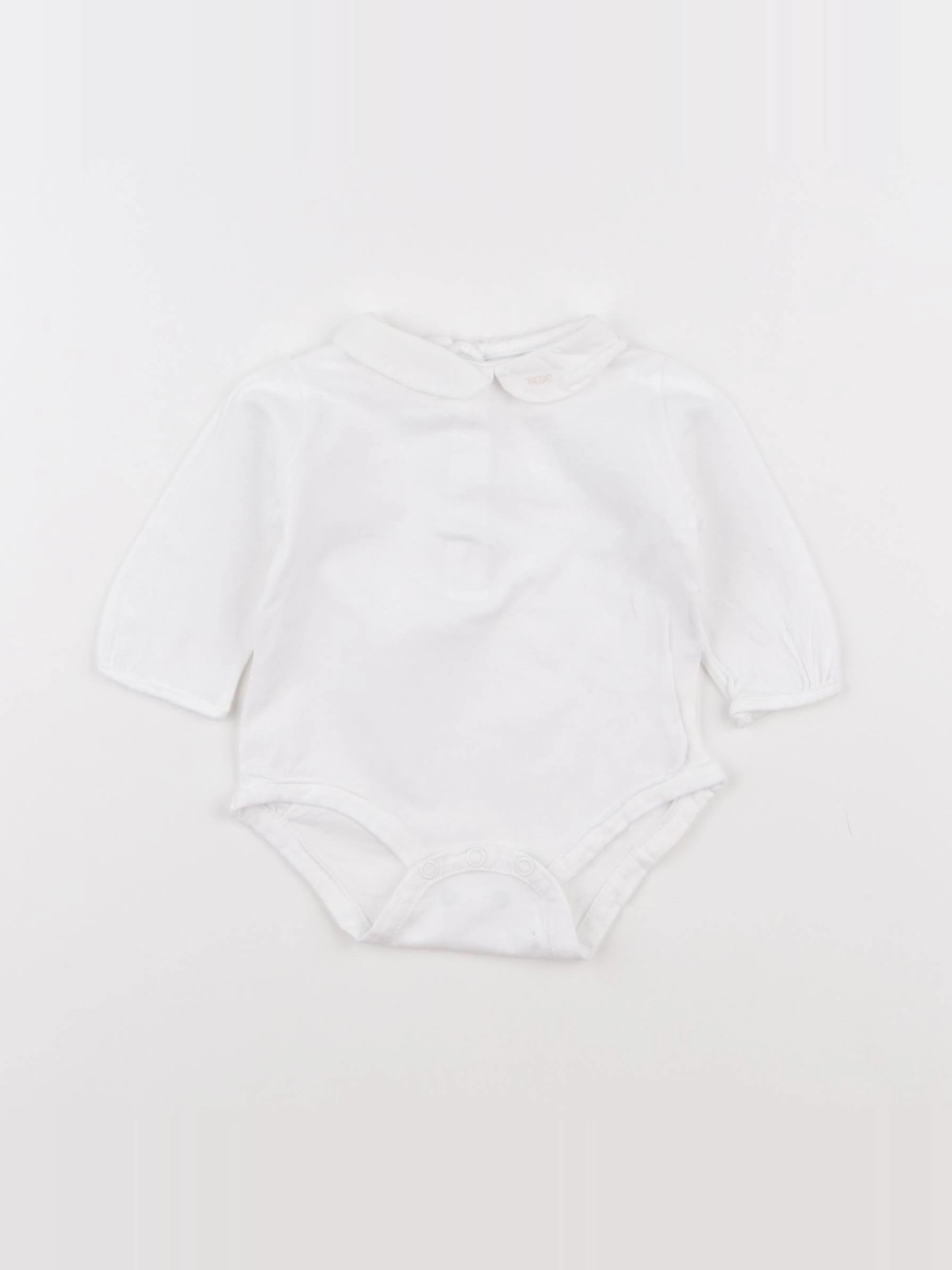 Zara - body à col blanc - 1/3 mois