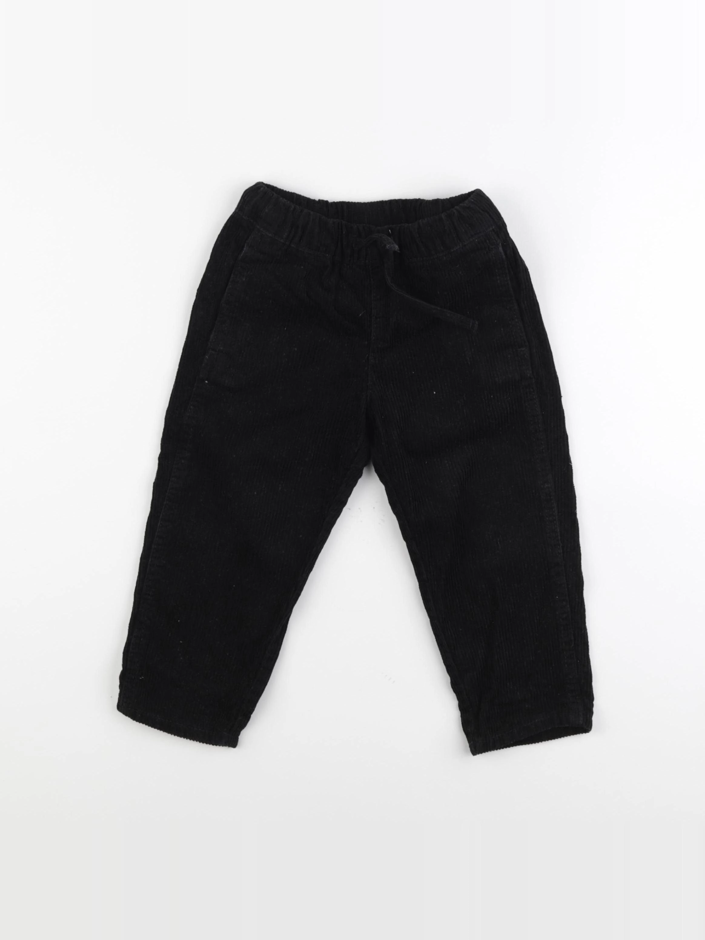 H&M - pantalon noir - 18/24 mois
