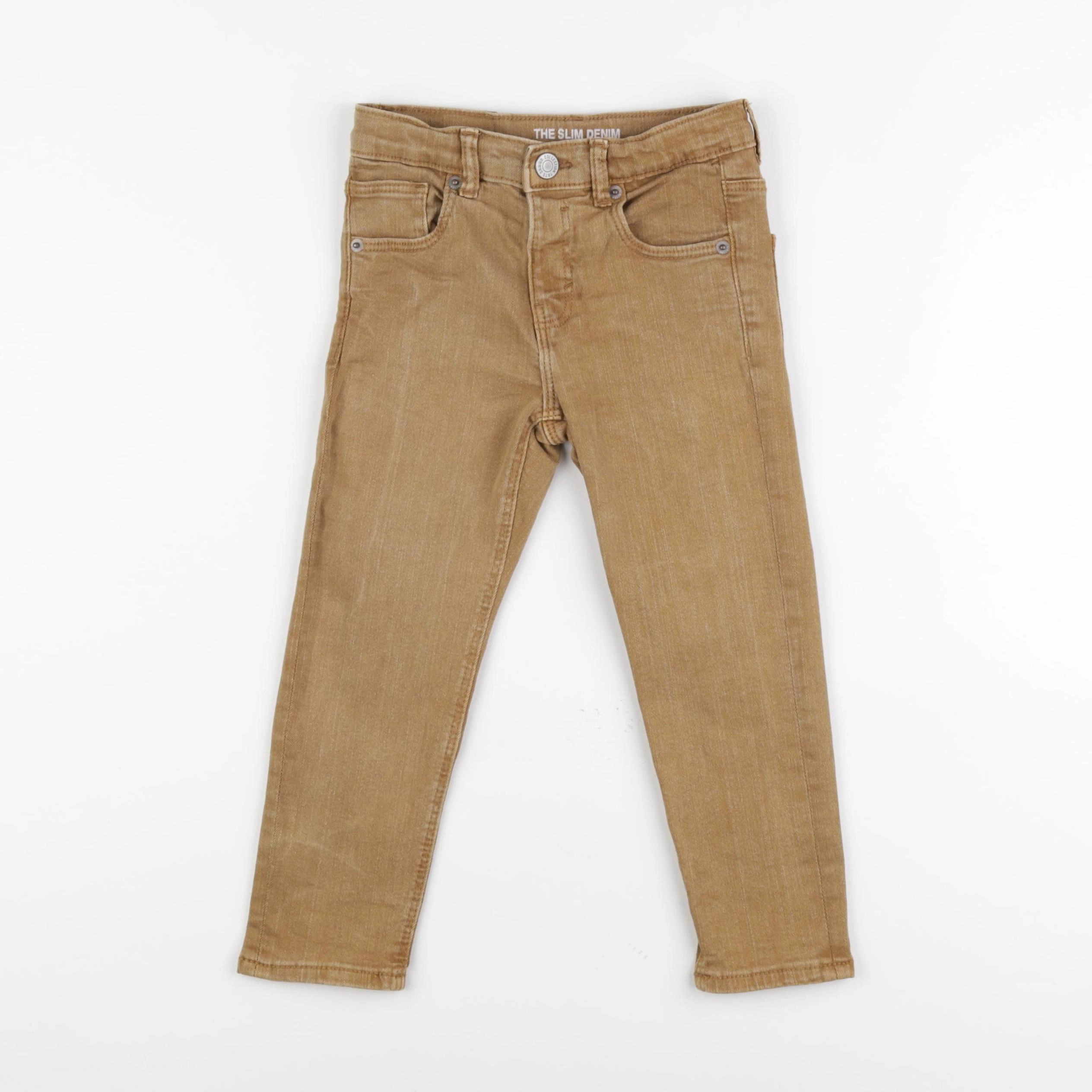 Zara - jean marron - 3/4 ans