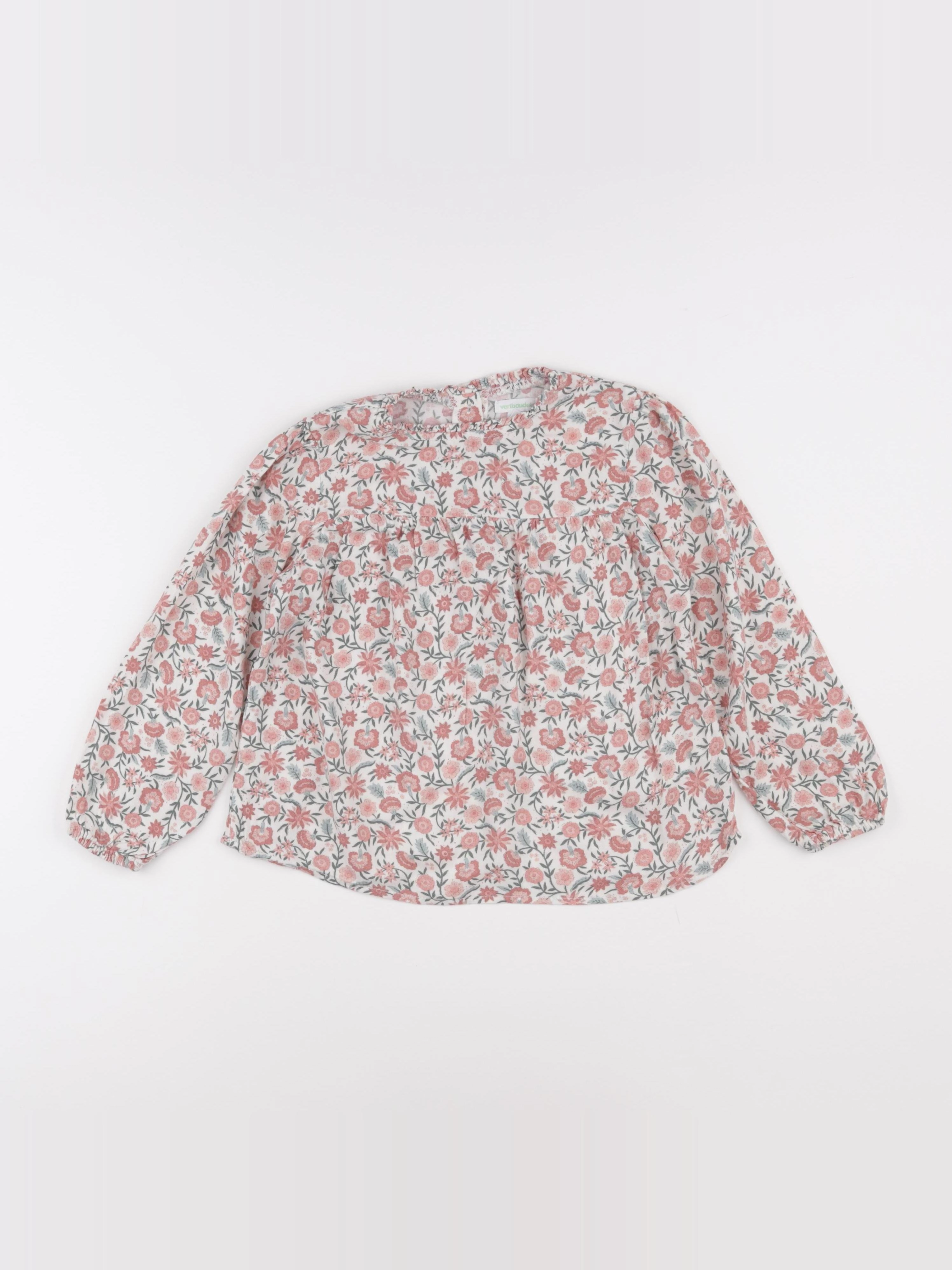 Vertbaudet - blouse rose - 6 ans