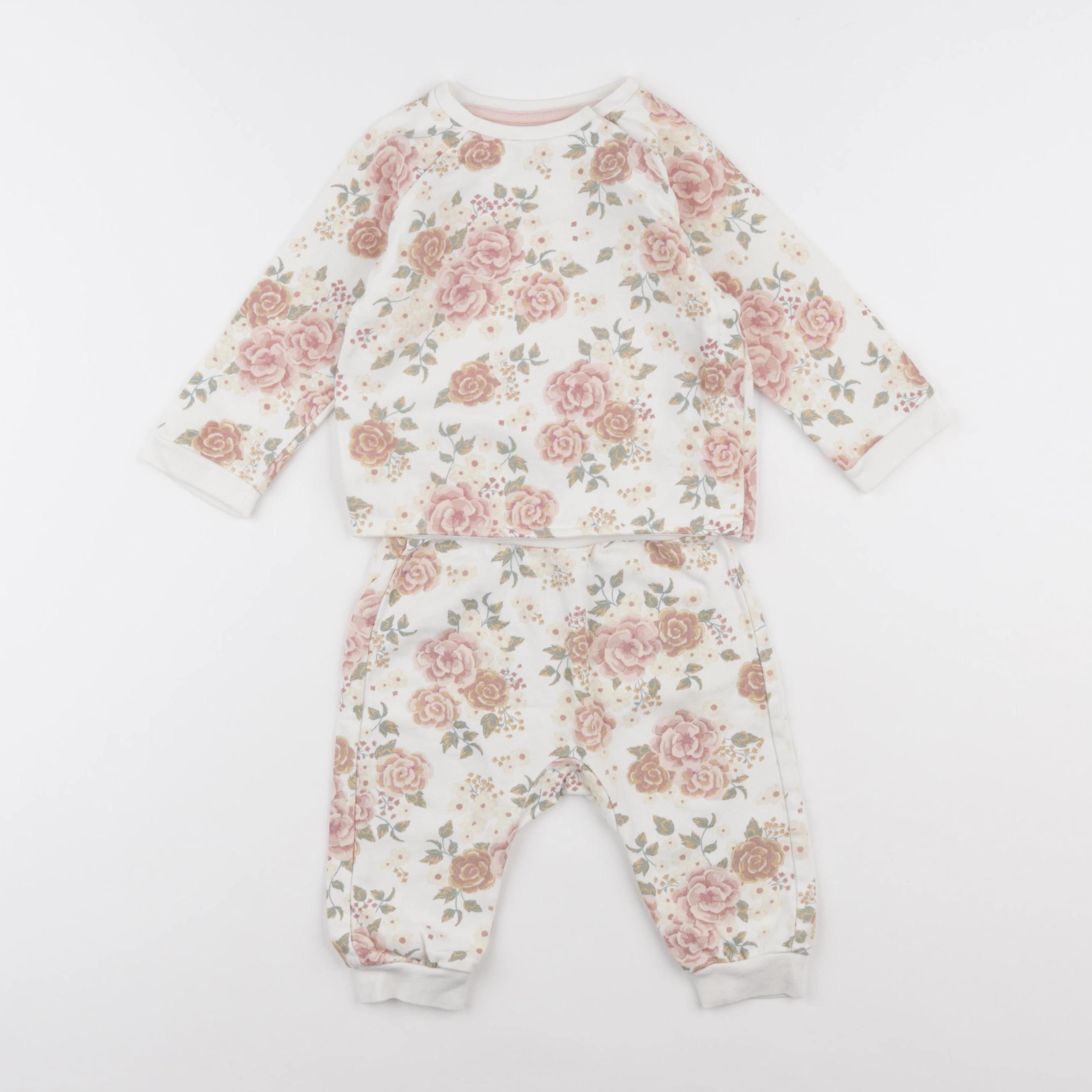 H&M - ensemble multicolore - 6/9 mois