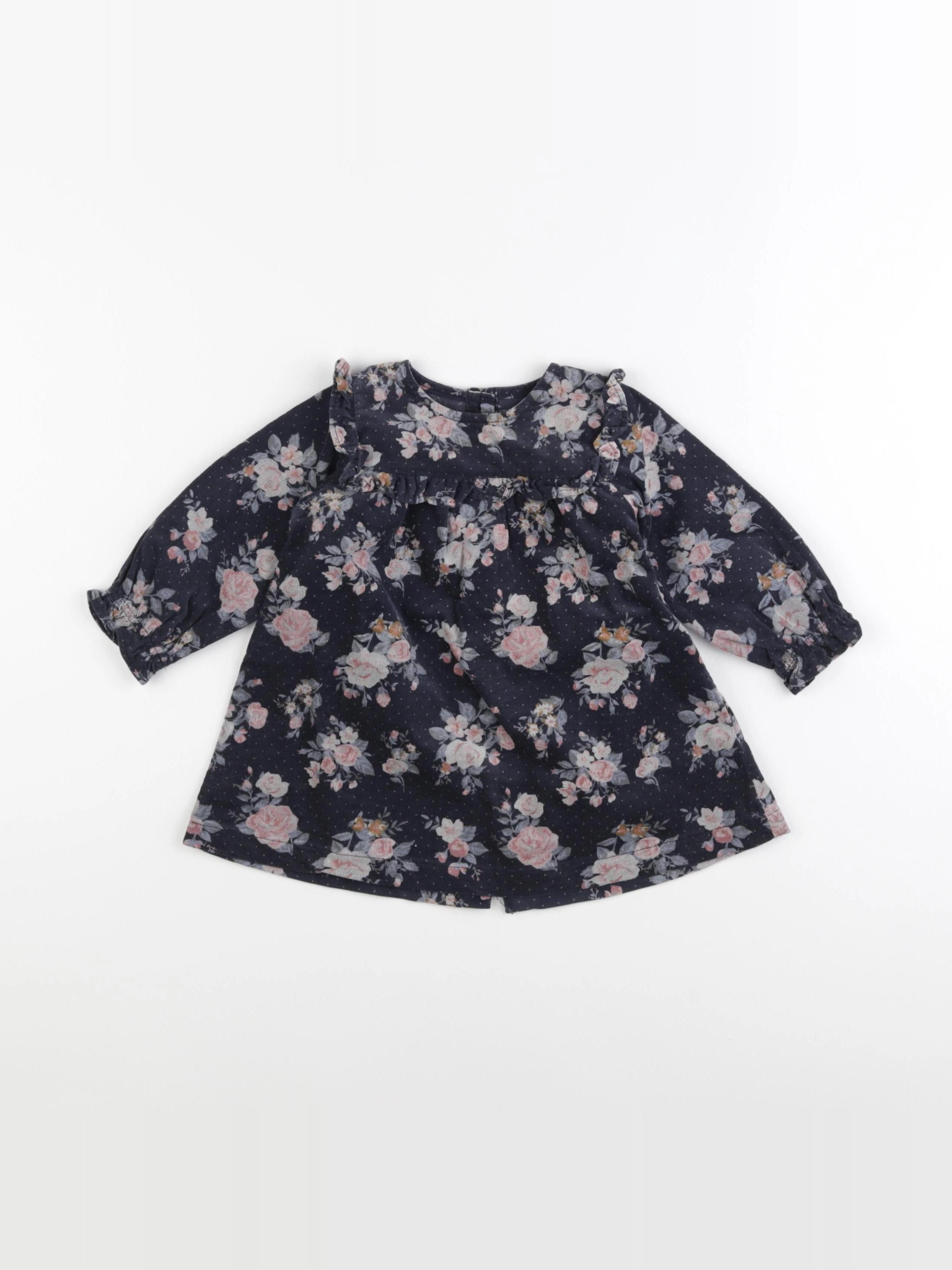 Vertbaudet - robe bleu - 6 mois