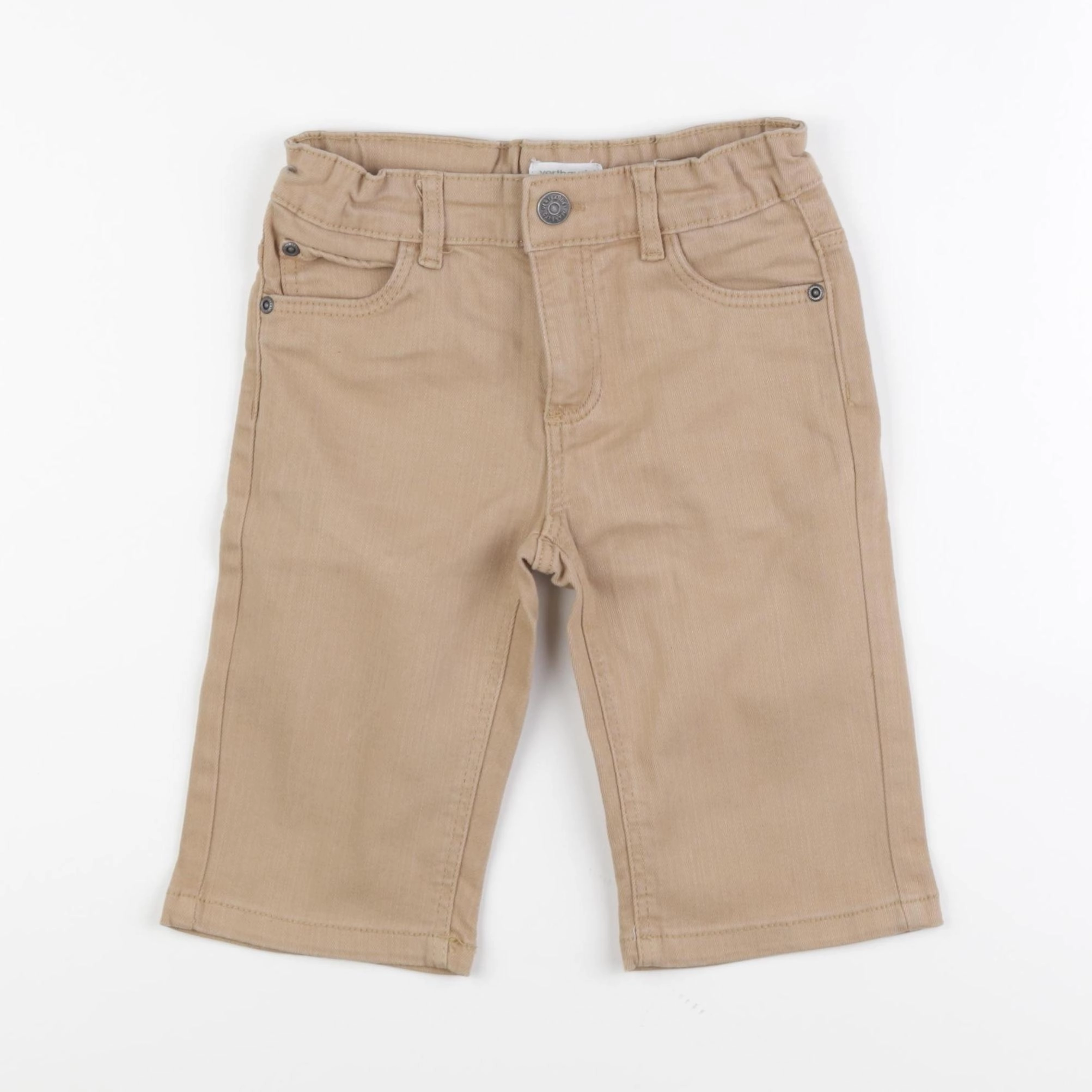 Vertbaudet - pantacourt marron - 8 ans