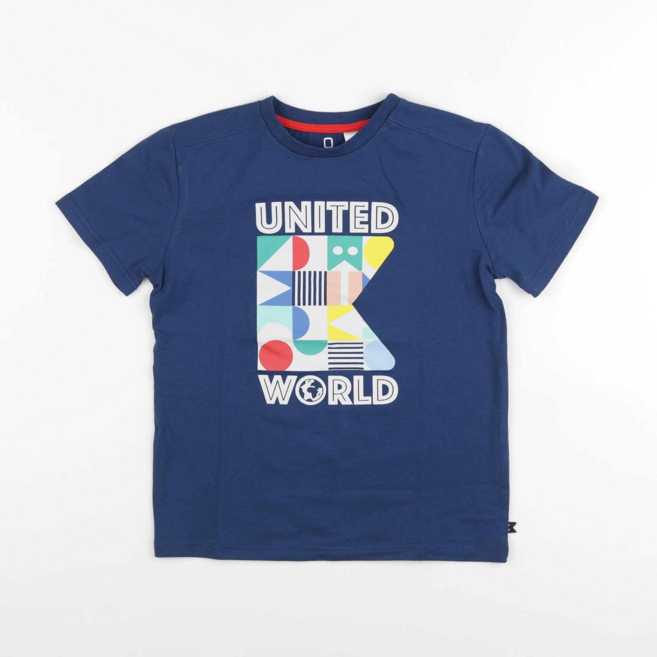 Okaidi - tee-shirt bleu - 8 ans
