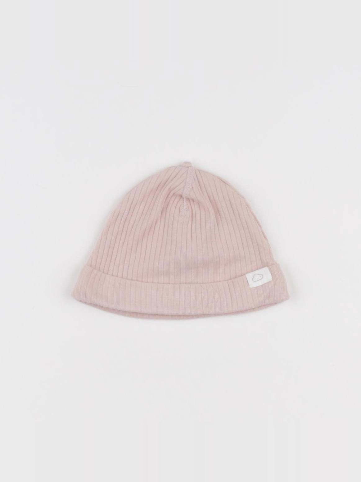 H&M - bonnet de naissance rose - 2/4 mois