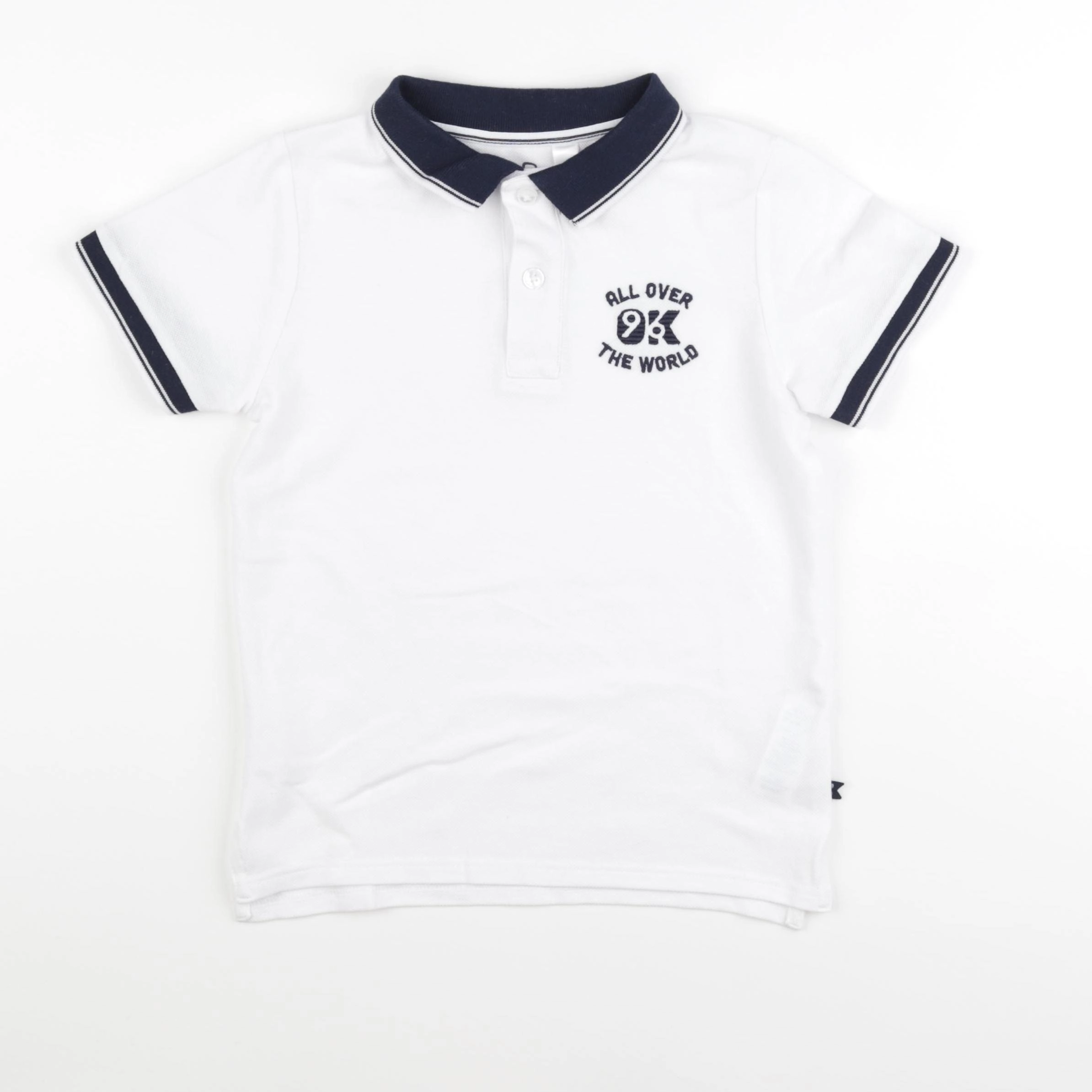 Okaidi - polo blanc - 8 ans