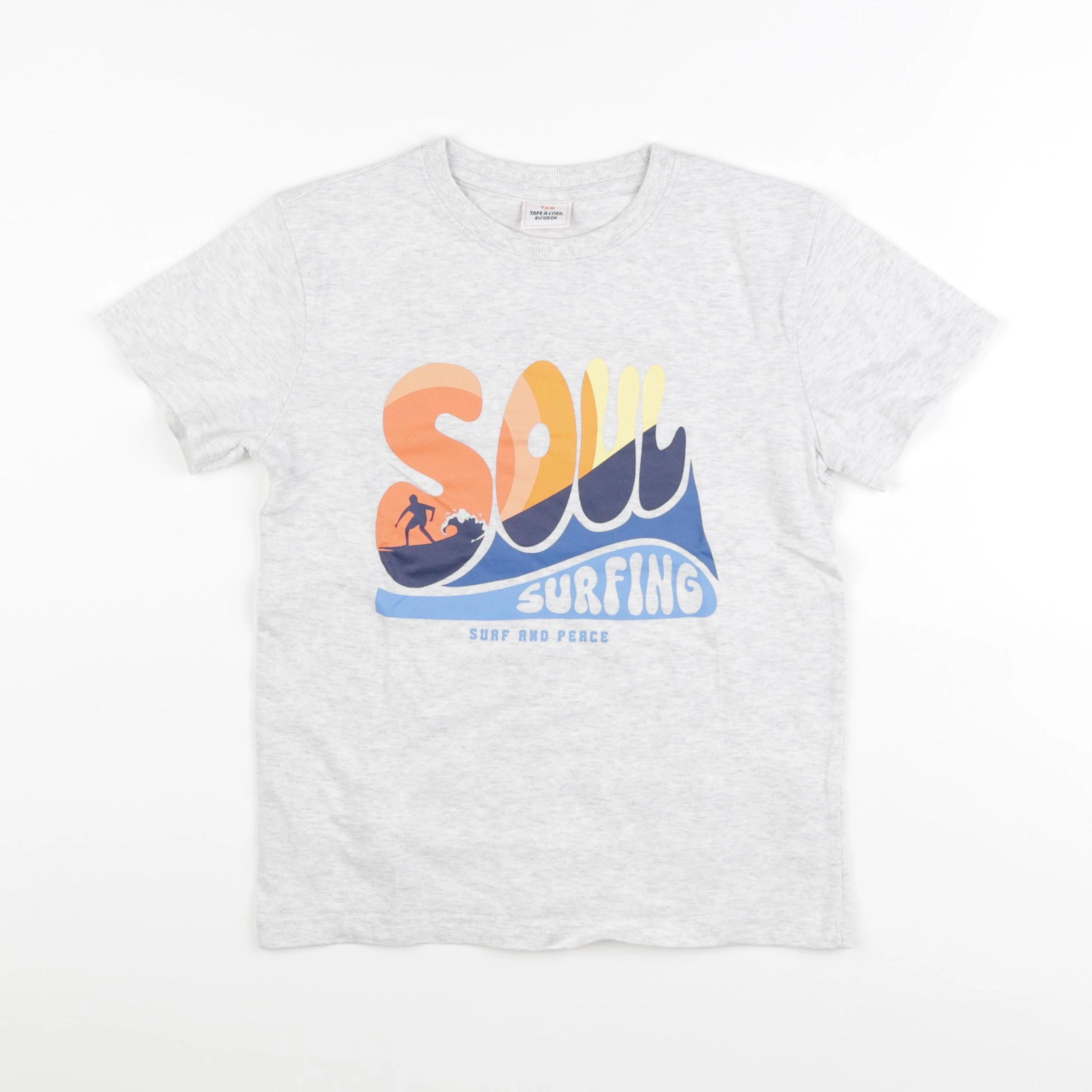 Tape à l'oeil - tee-shirt gris - 8 ans