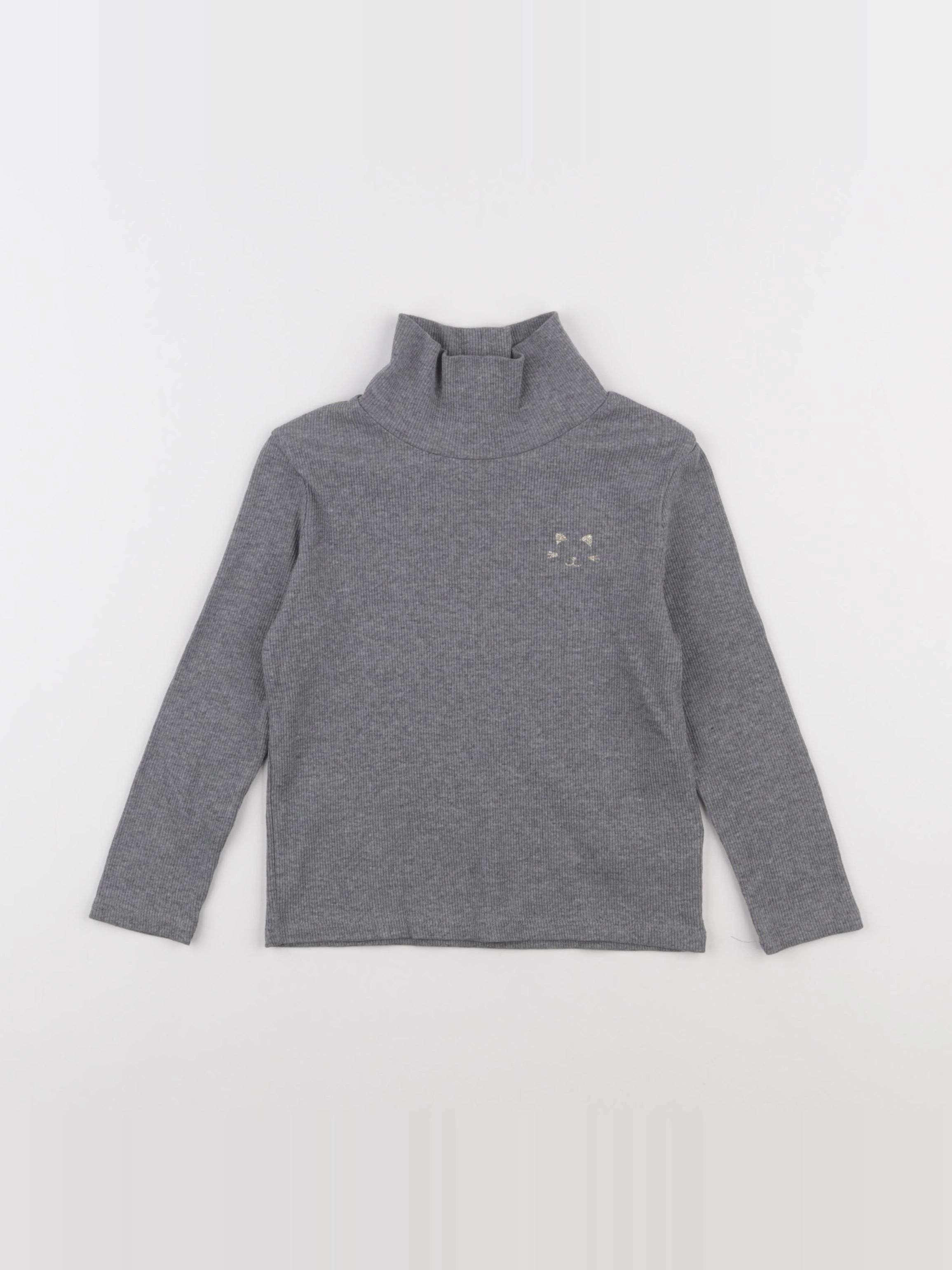 Vertbaudet - sous-pull gris - 3 ans