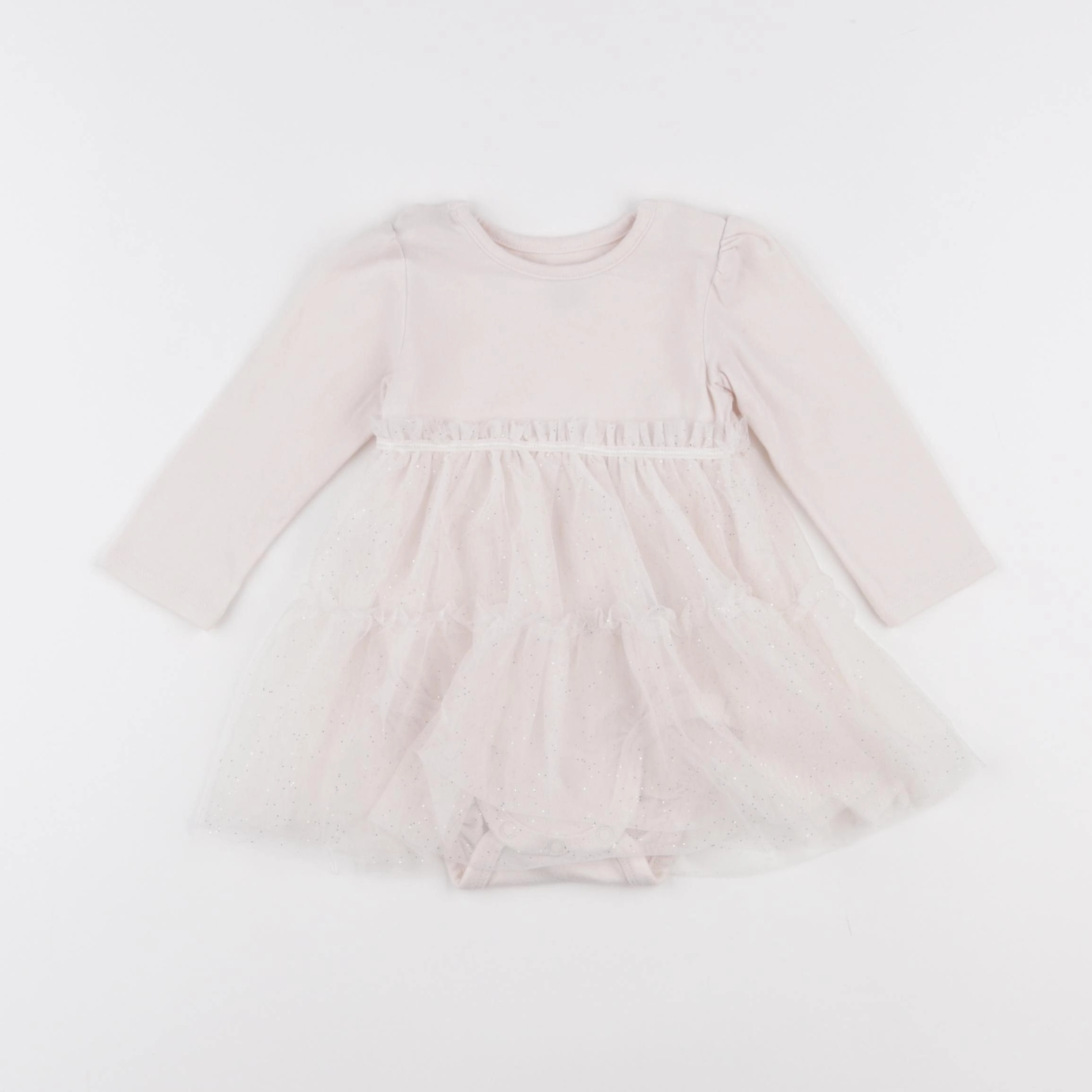 H&M - robe rose, or - 4/6 mois