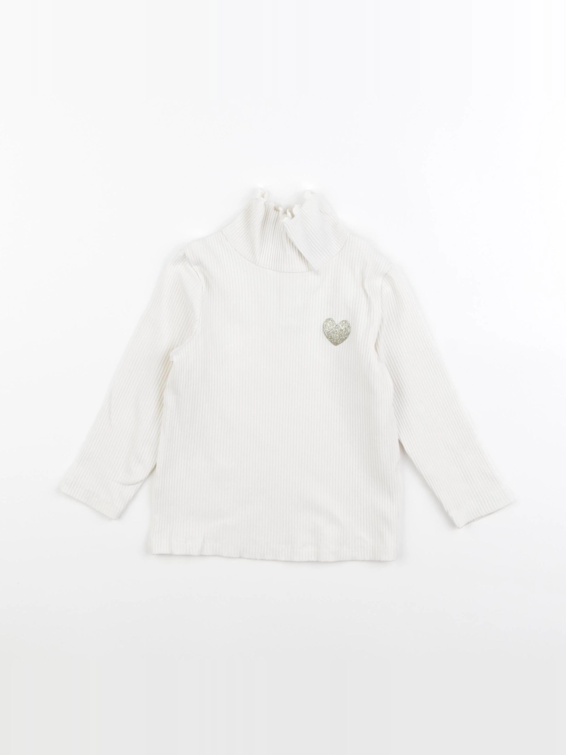 Tape à l'oeil - sous-pull blanc - 24 mois