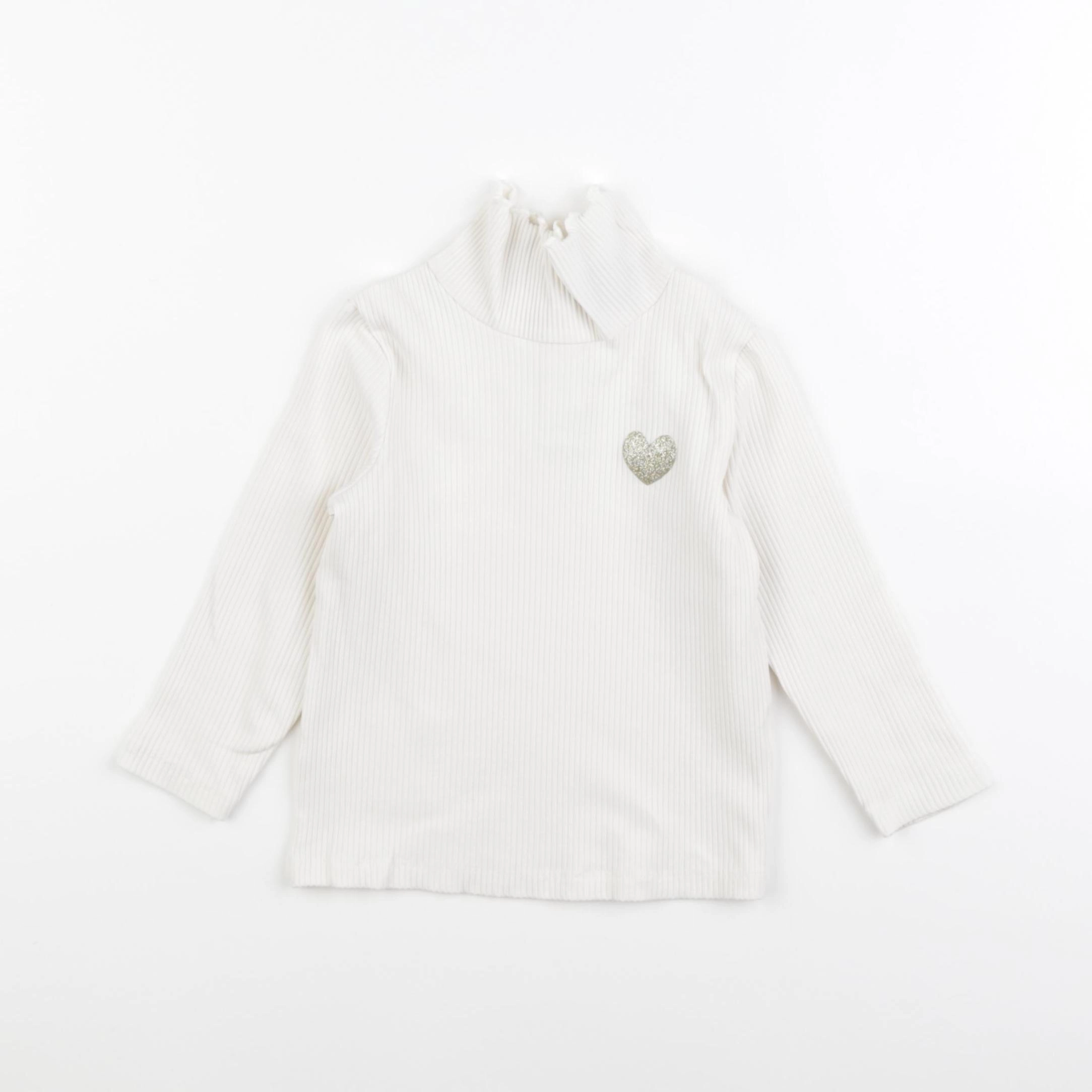 Tape à l'oeil - sous-pull blanc - 24 mois