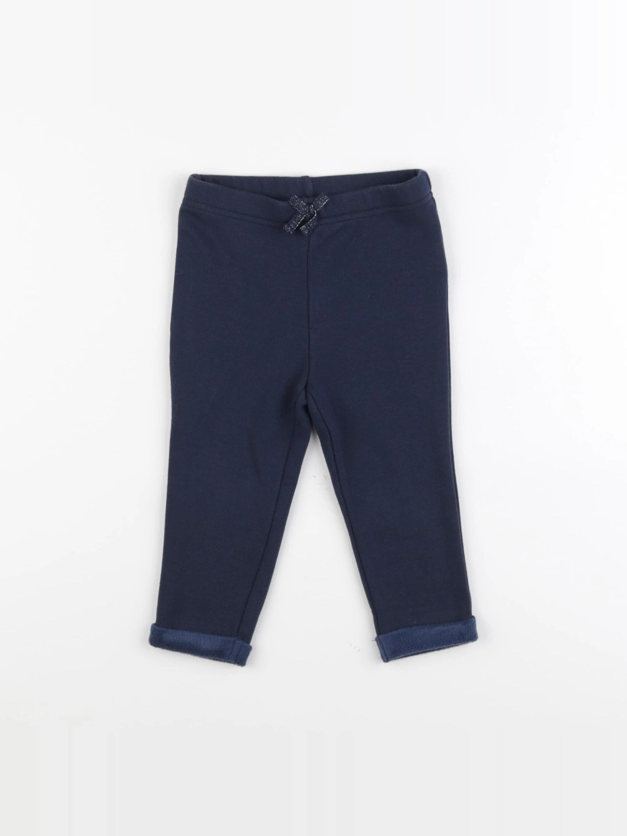 Tape à l'oeil - legging doublé bleu - 24 mois