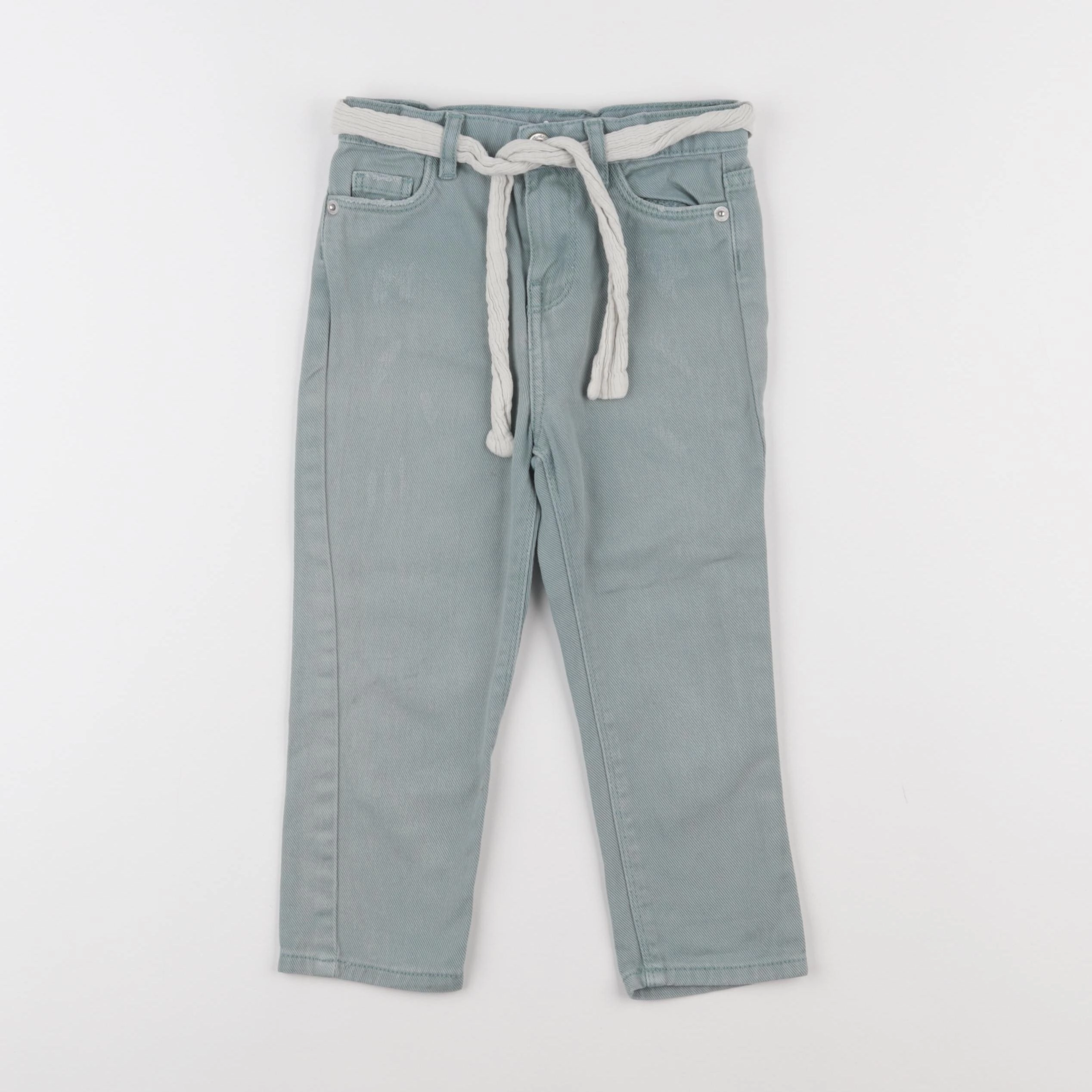 Vertbaudet - jean vert - 3 ans