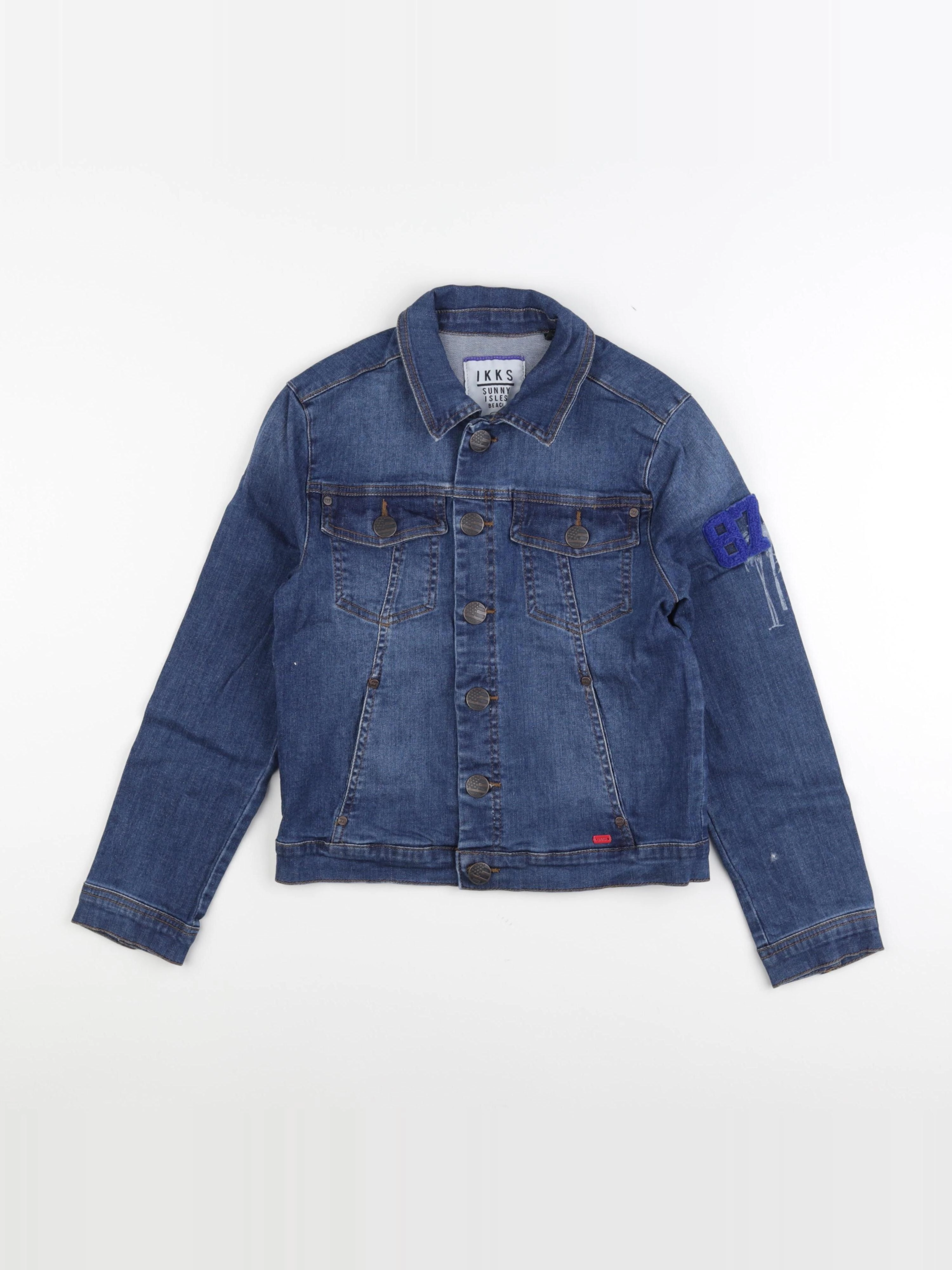 IKKS - veste bleu - 10 ans