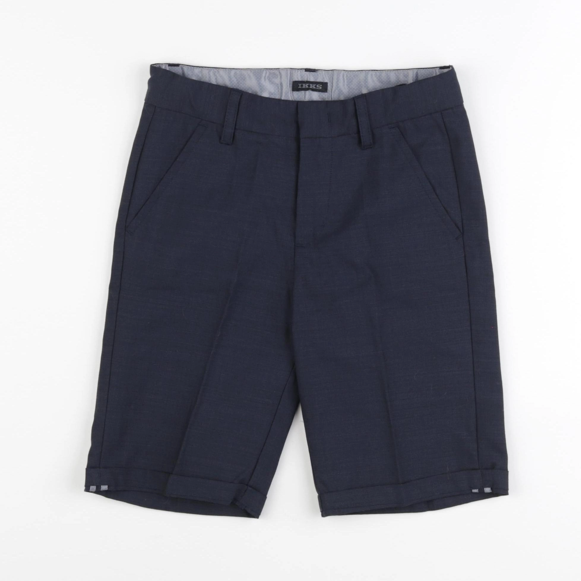 IKKS - short bleu - 8 ans