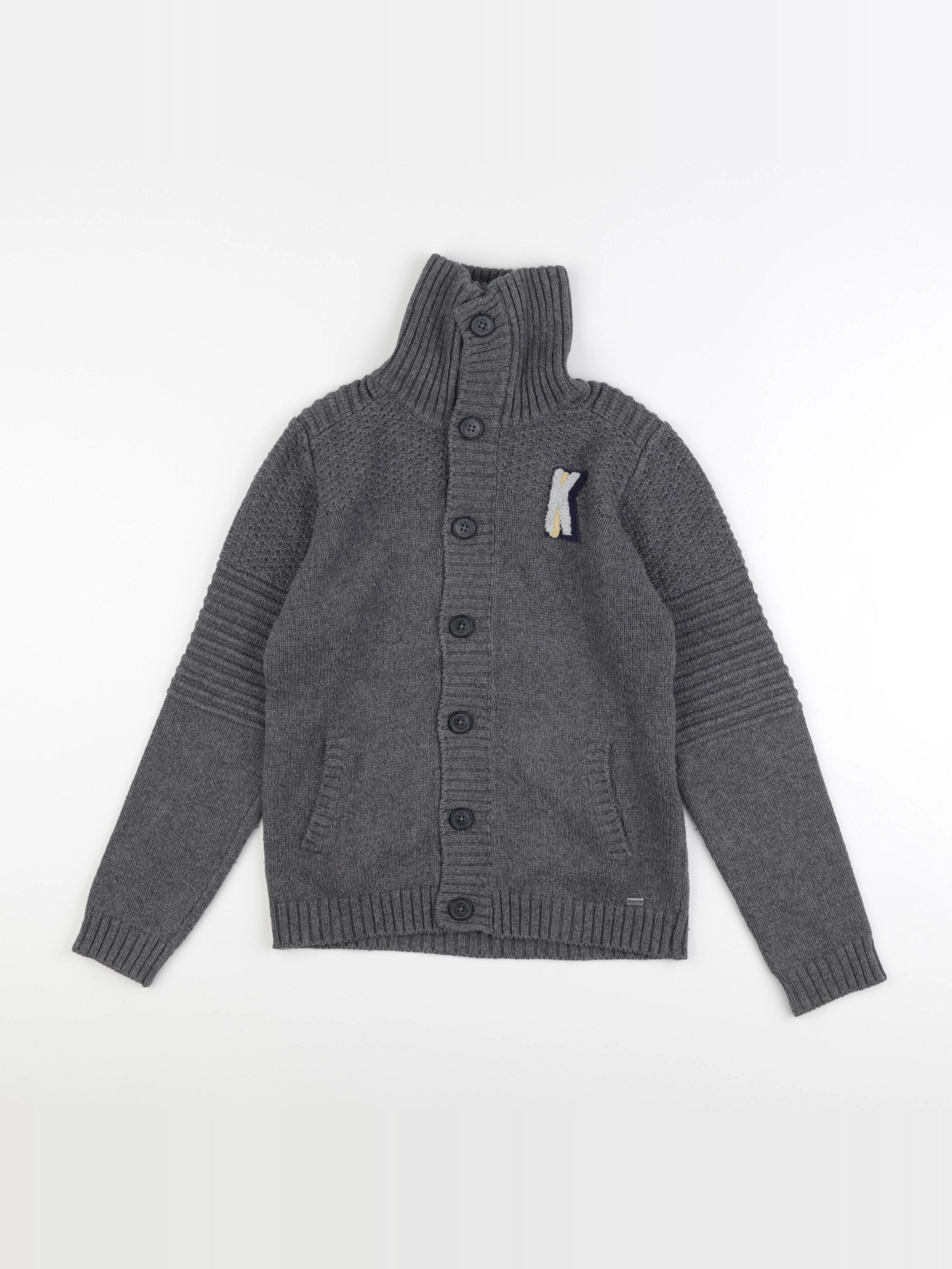 IKKS - gilet gris - 10 ans