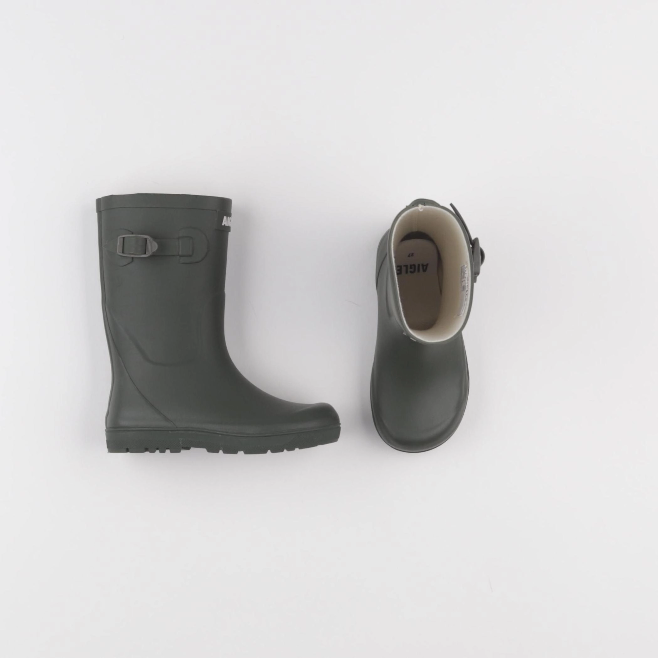 Aigle - bottes vert - pointure 27