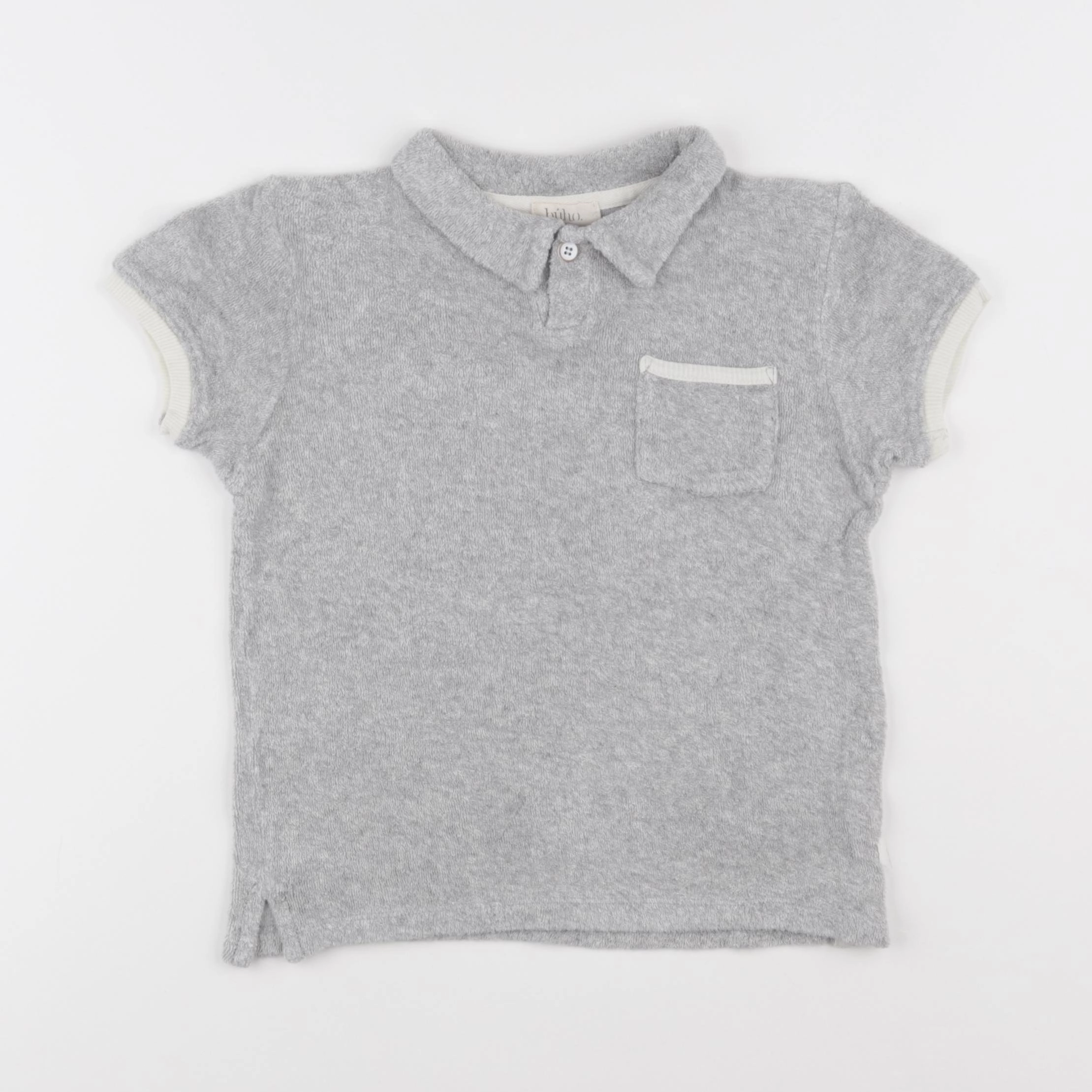 Buho - polo gris - 6 ans