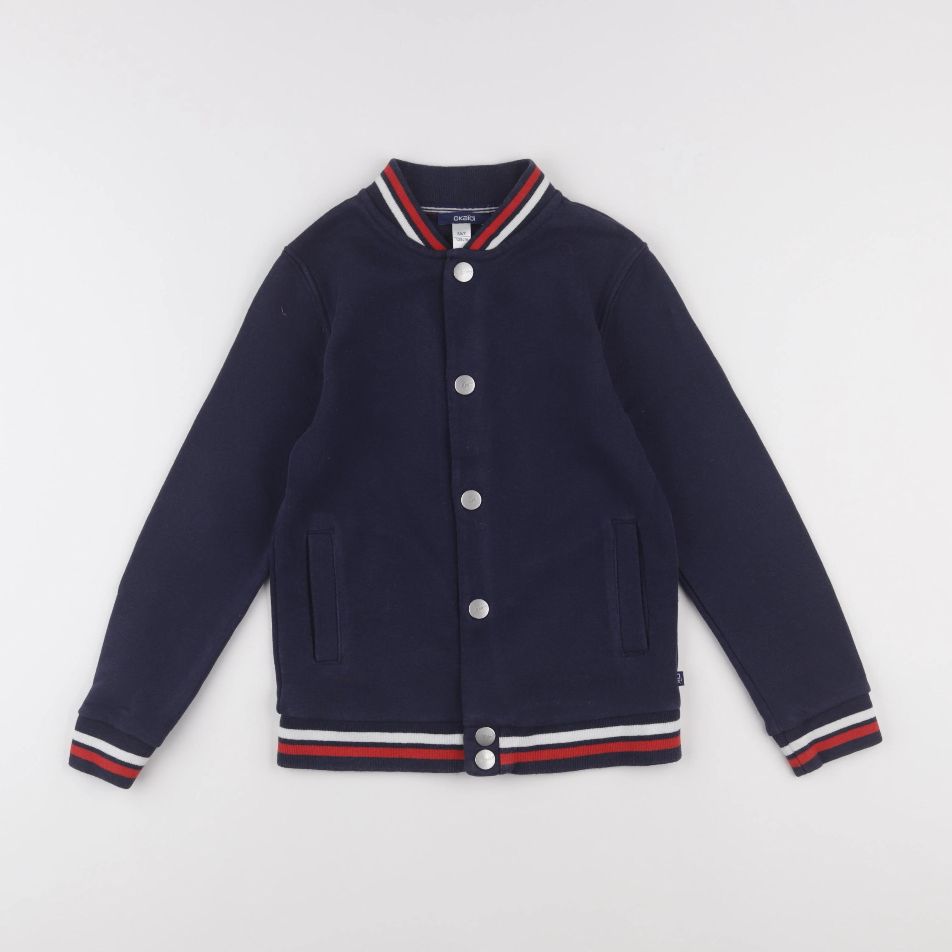 Okaidi - sweat bleu - 8 ans