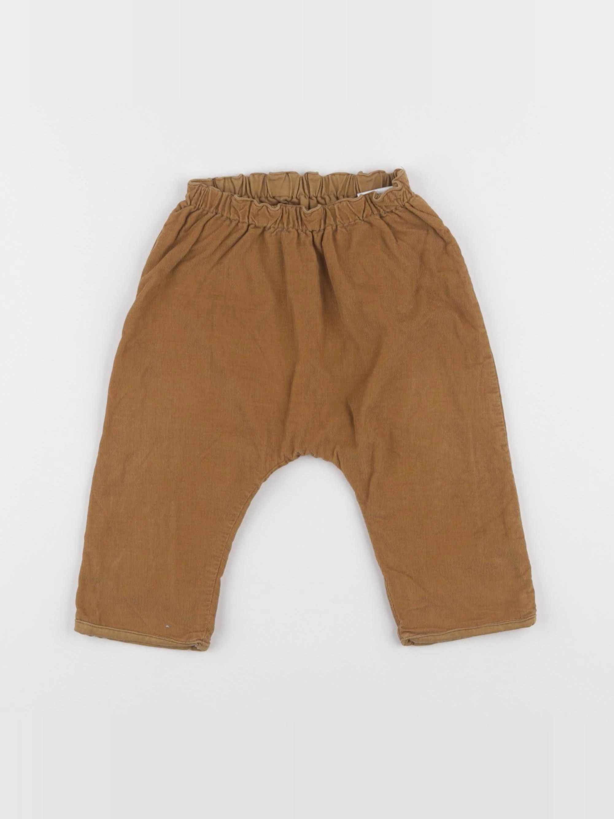 Petite Lucette - pantalon réversible marron - 12 mois