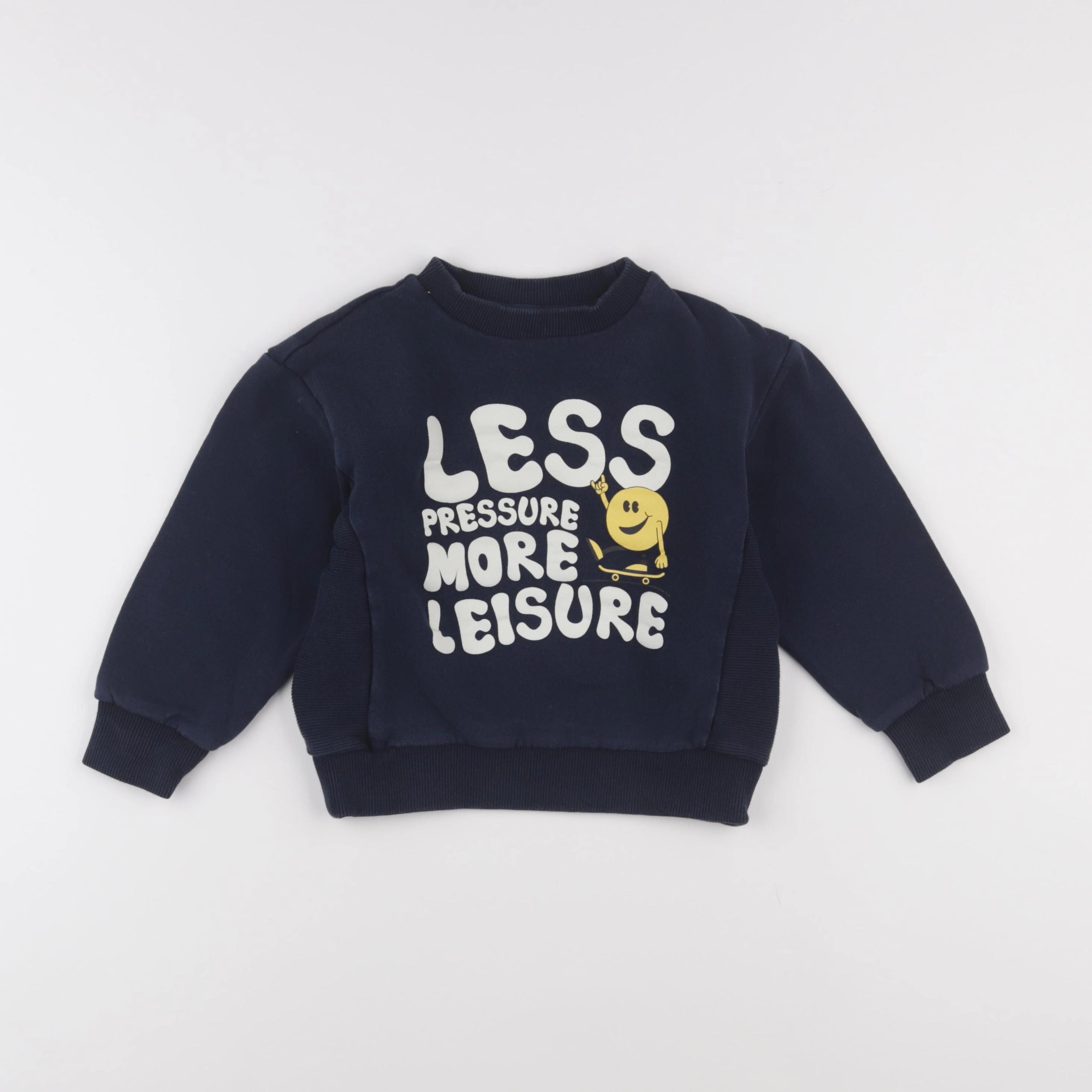 Hundred Pieces - sweat bleu - 4 ans