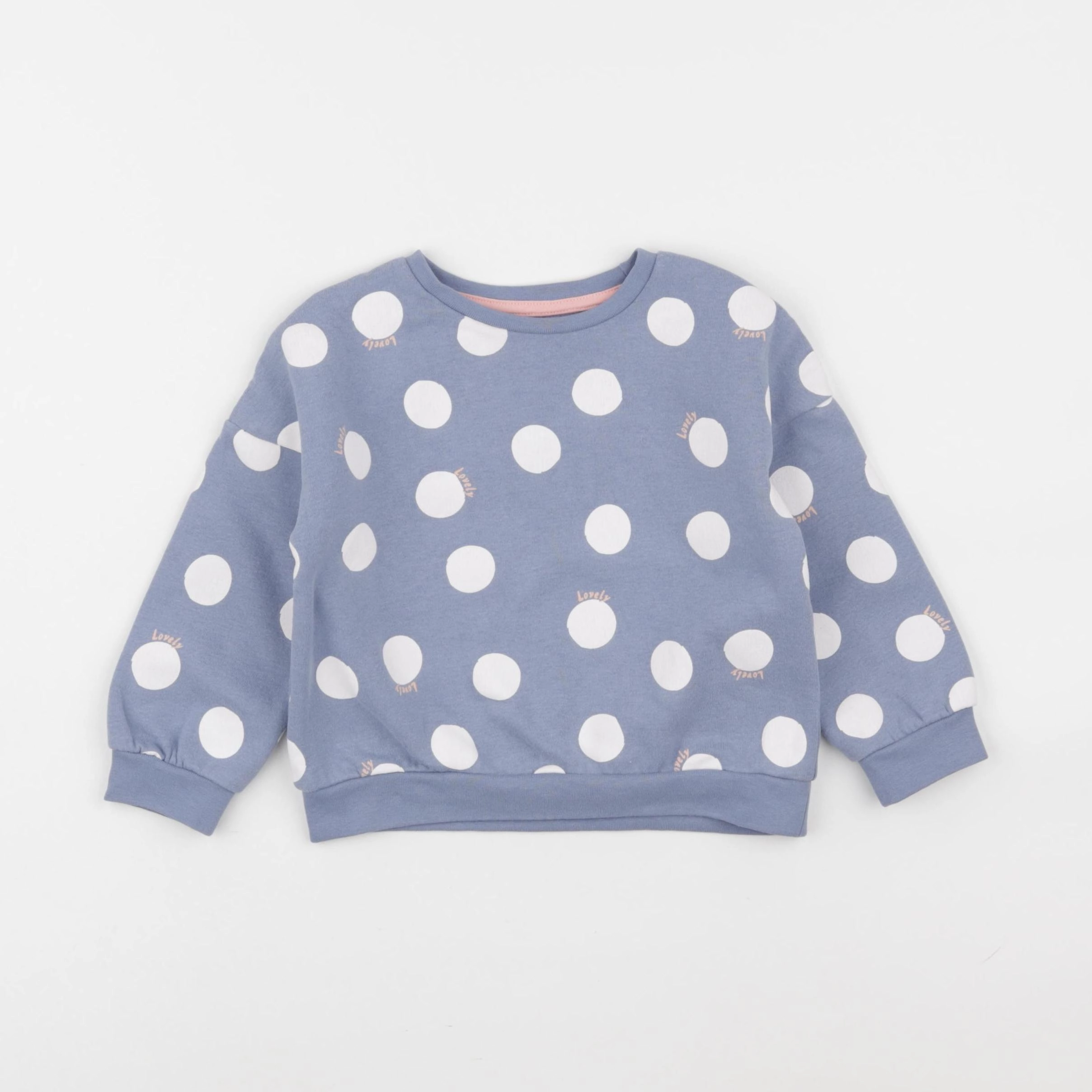 Vertbaudet - sweat bleu - 2 ans
