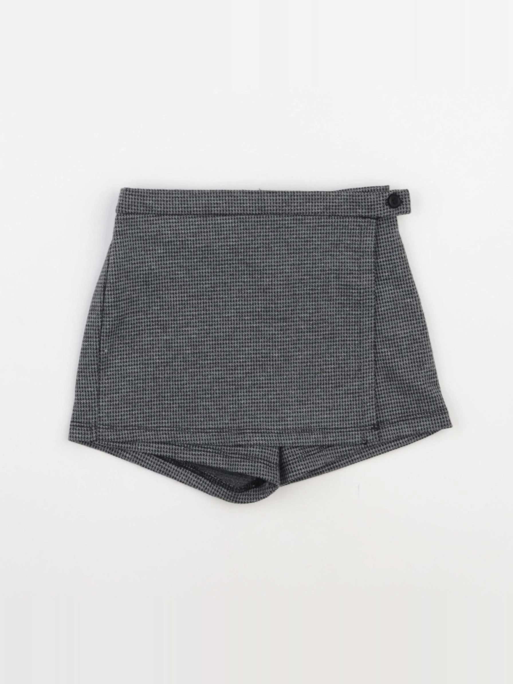 Mango - jupe short gris, noir - 2/3 ans