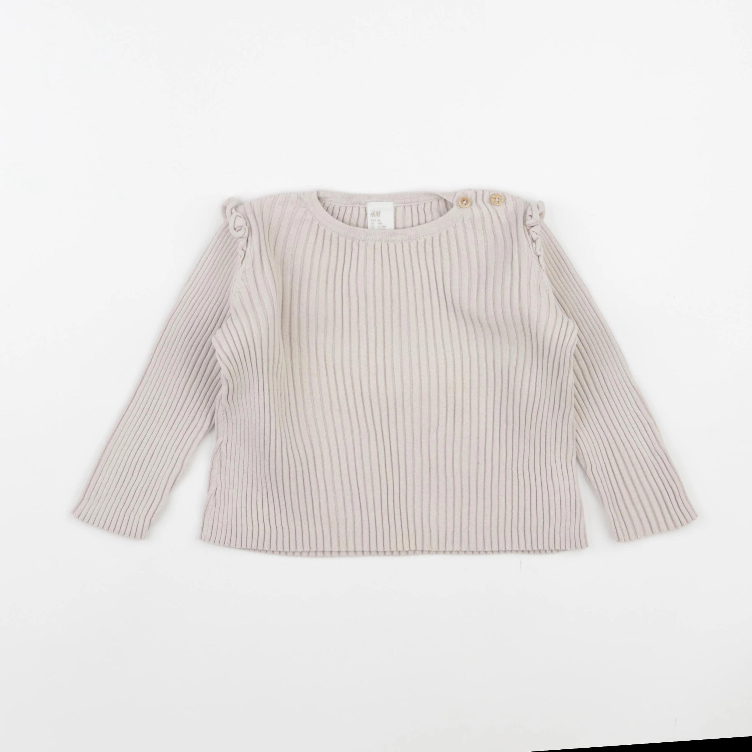 H&M - tee-shirt beige - 12/18 mois