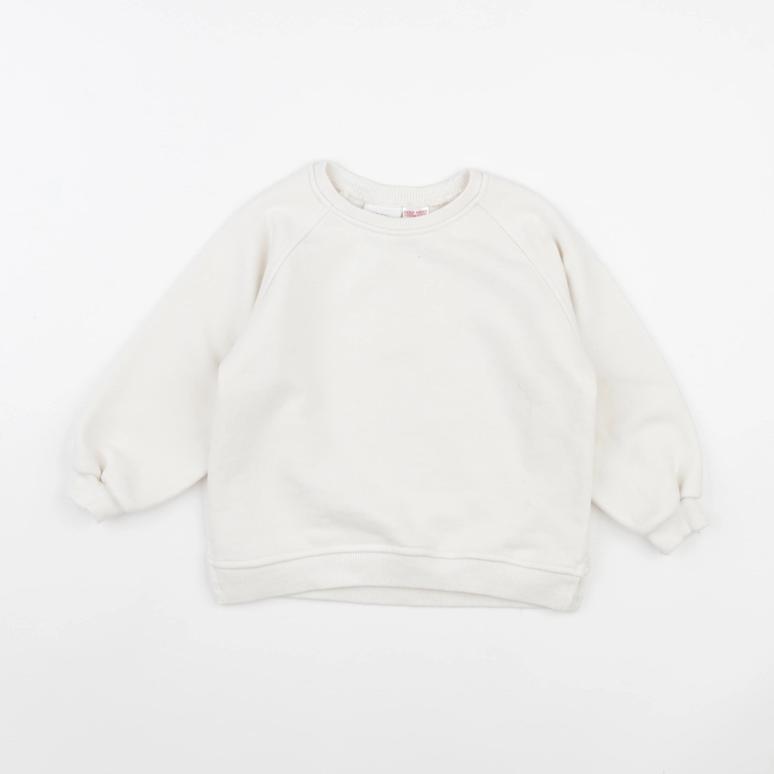 Zara - sweat blanc - 18/24 mois