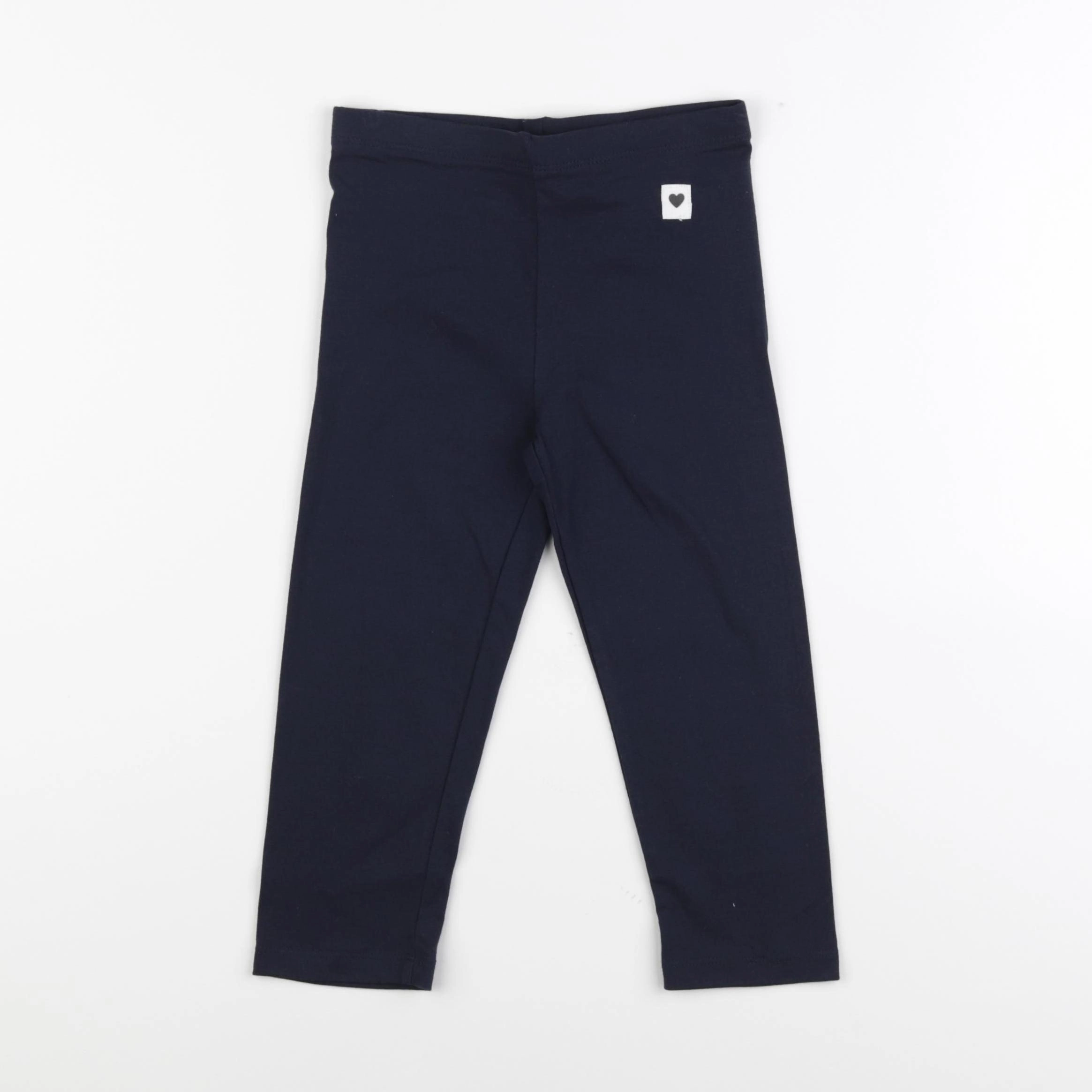 H&M - legging court bleu - 7/8 ans