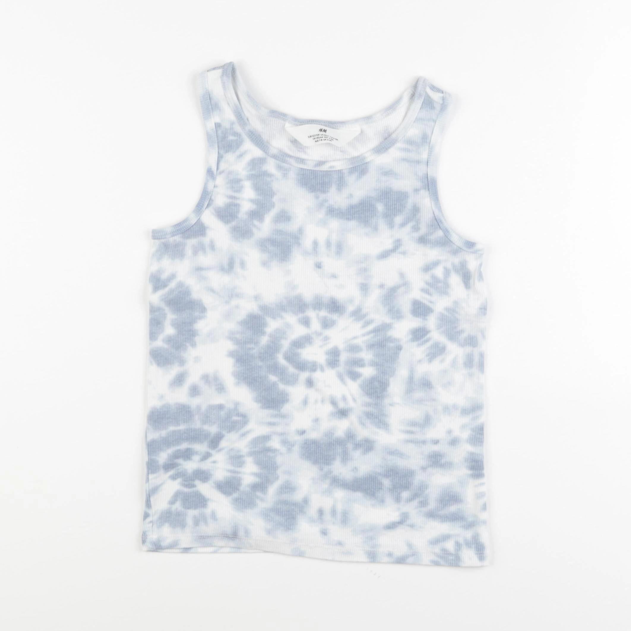 H&M - débardeur bleu - 6/8 ans