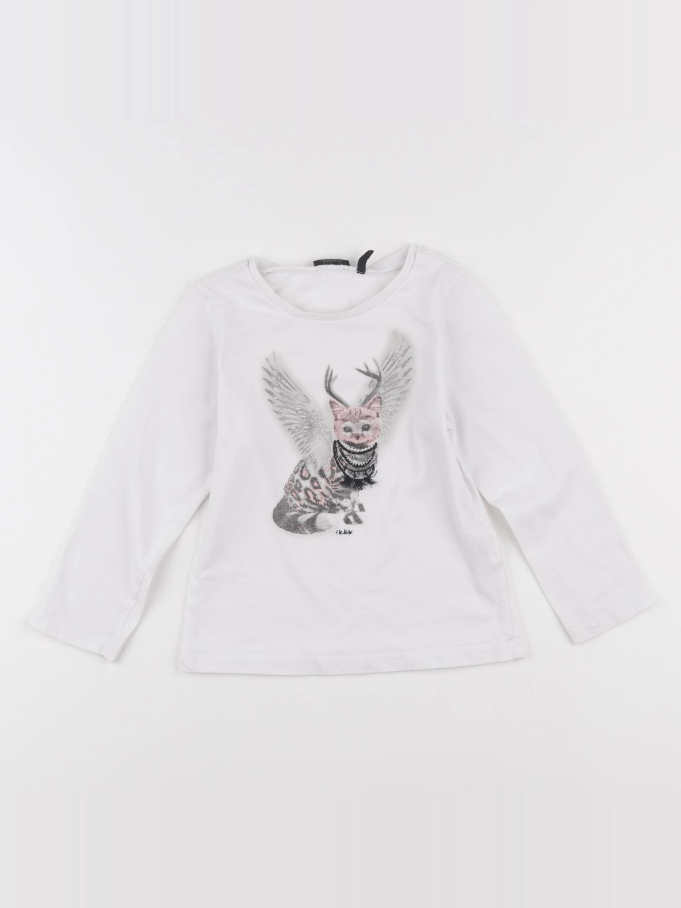 IKKS - tee-shirt blanc - 3 ans