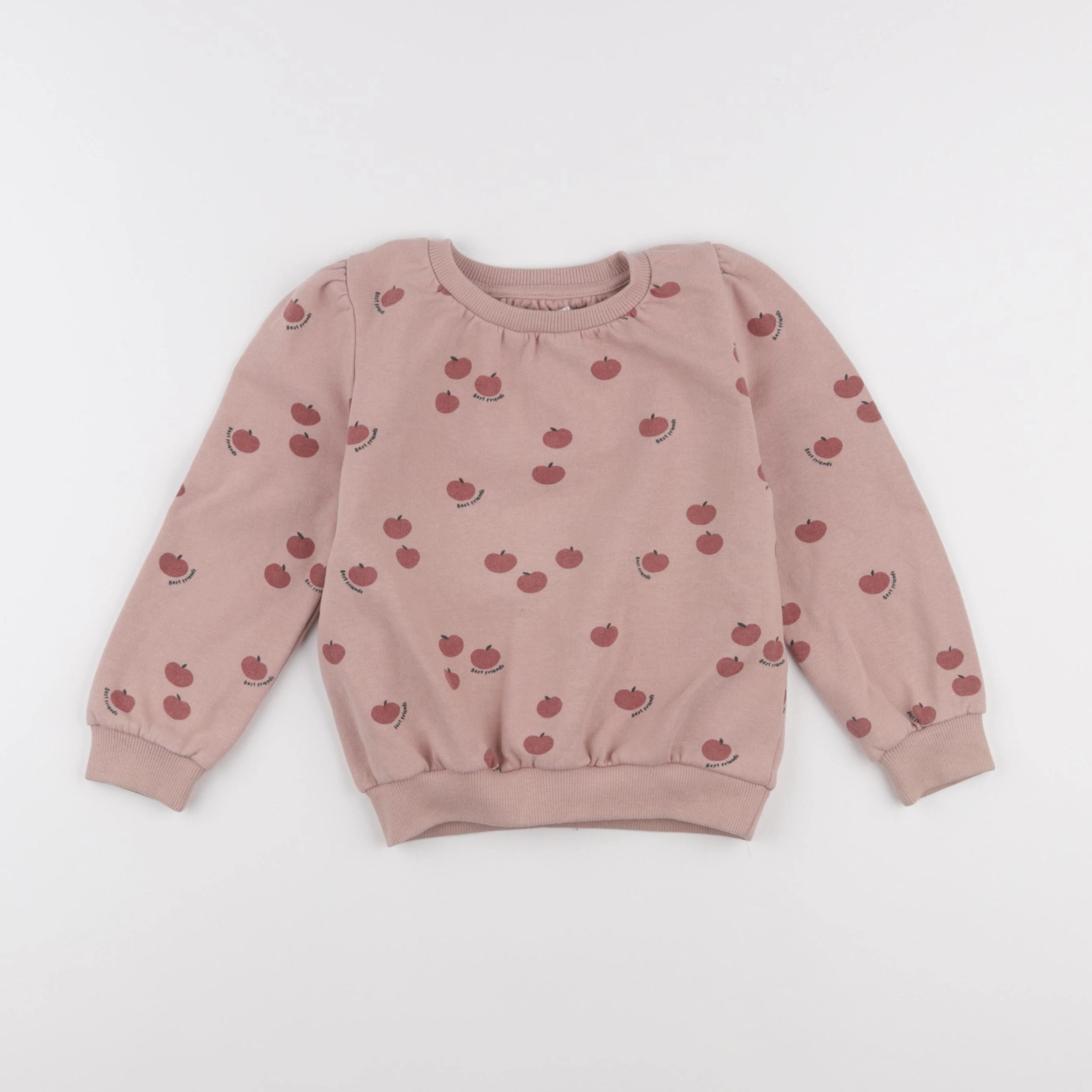 Vertbaudet - sweat rose - 4 ans