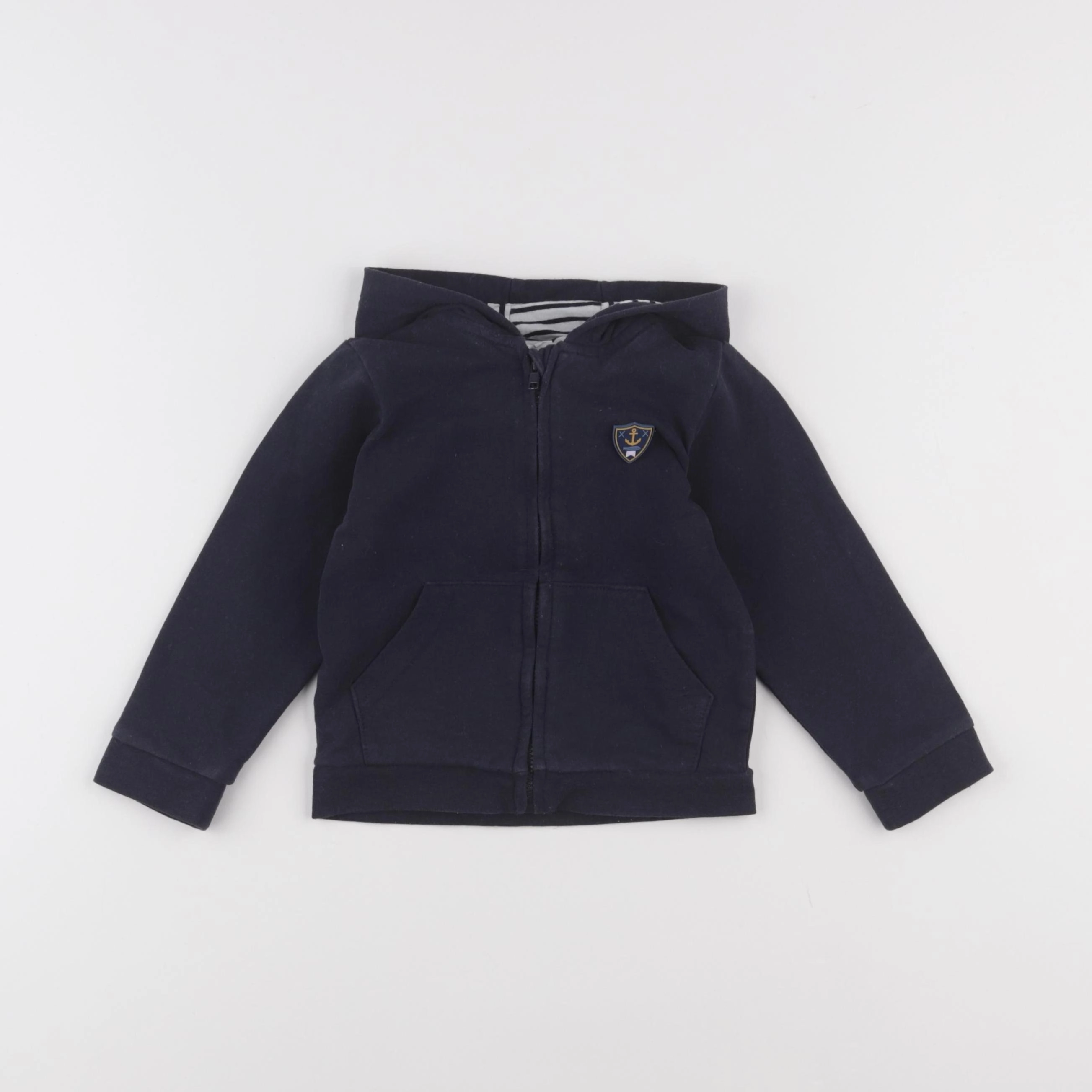 Vertbaudet - sweat bleu - 24 mois