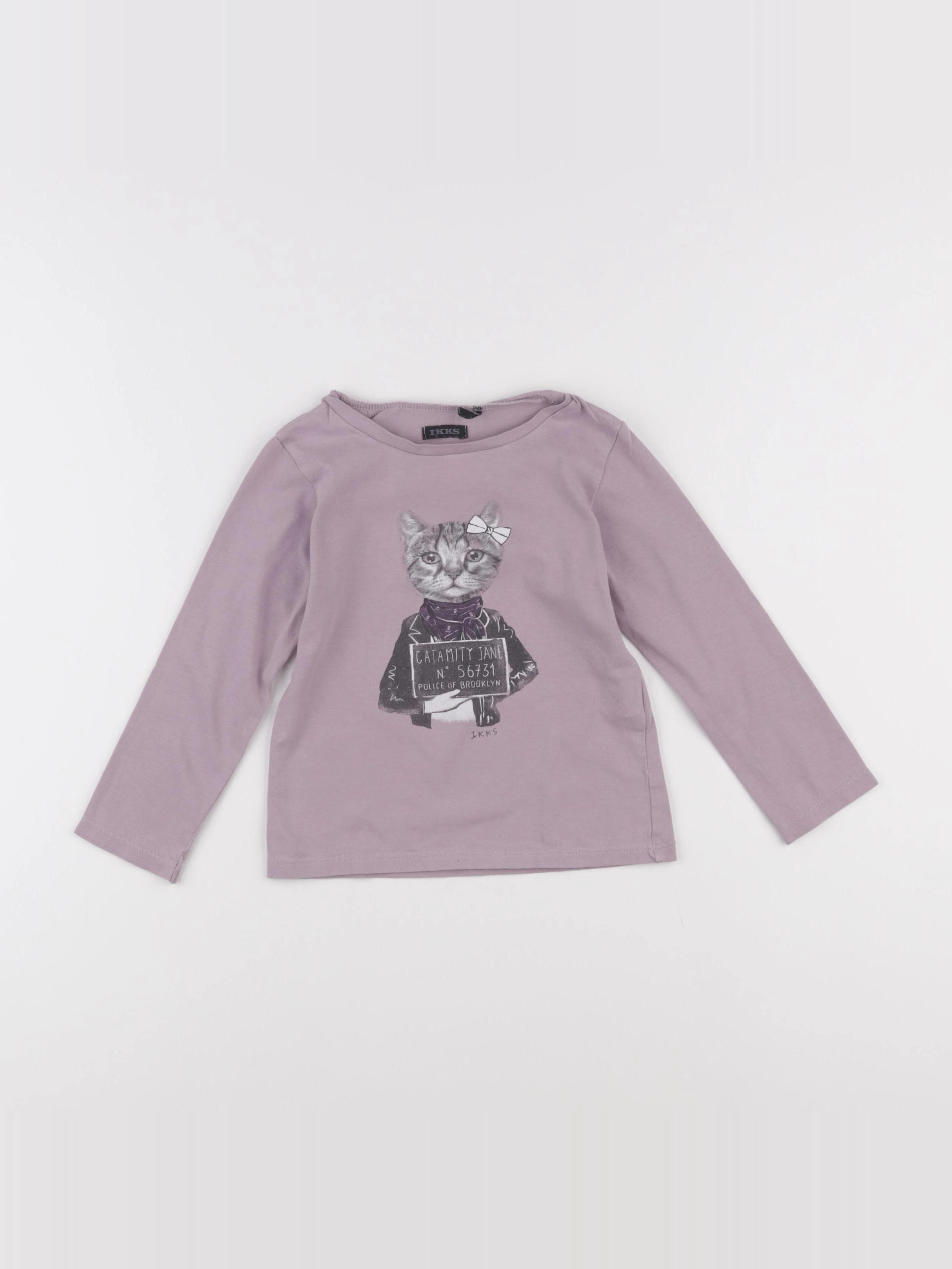 IKKS - tee-shirt rose - 3 ans
