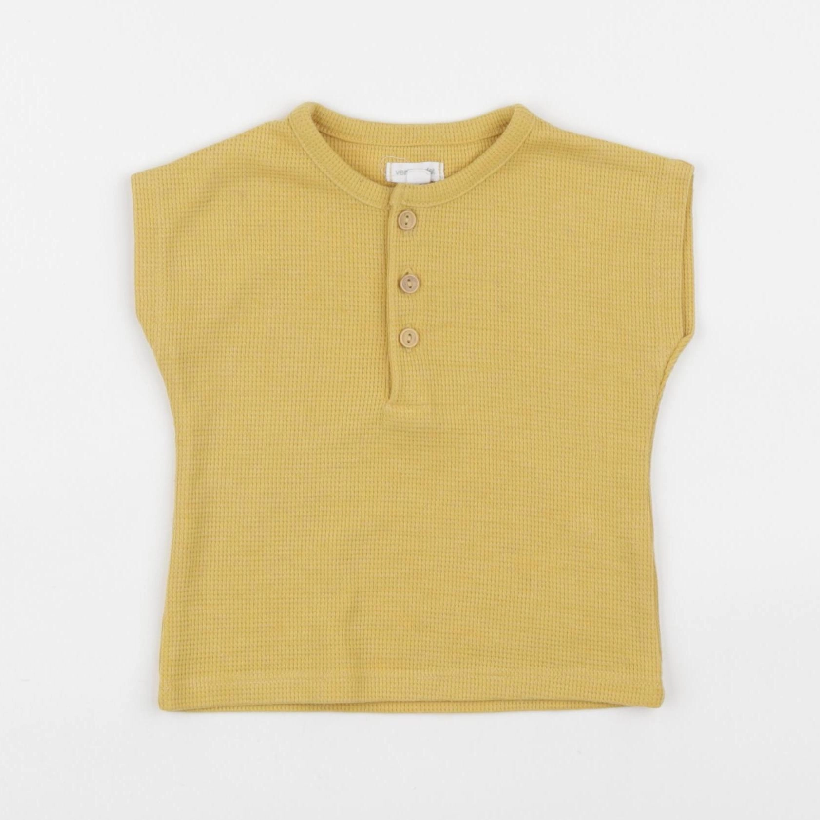 Vertbaudet - tee-shirt jaune - 18 mois