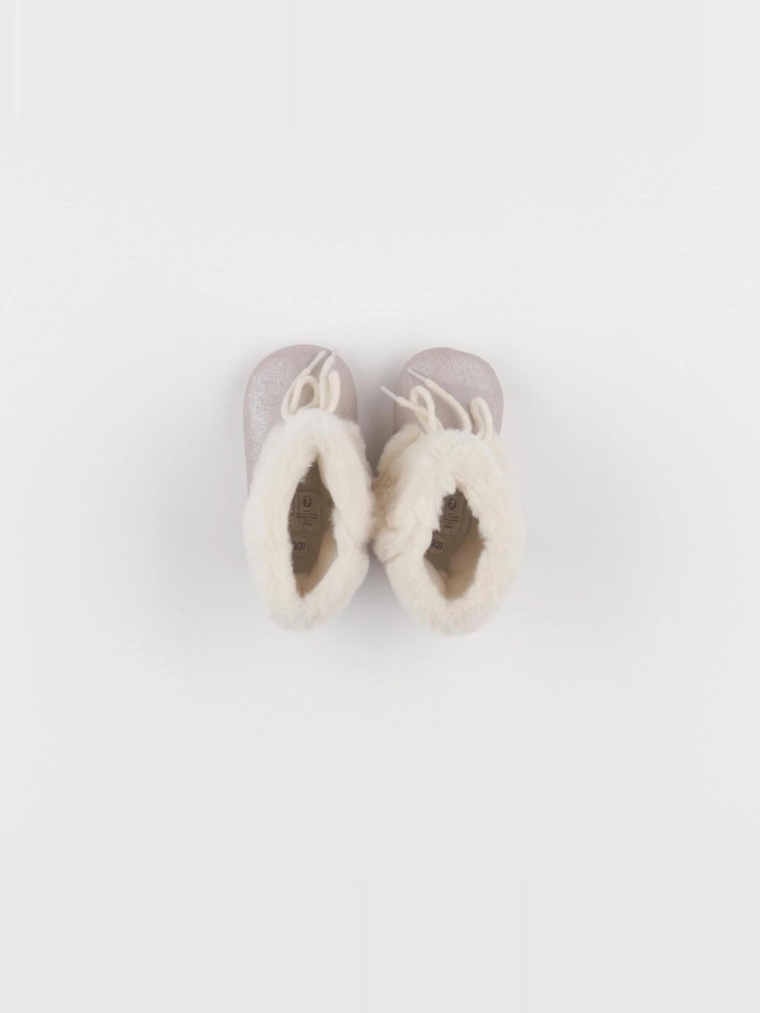 IKKS - chaussons beige, or - pointure 19/20