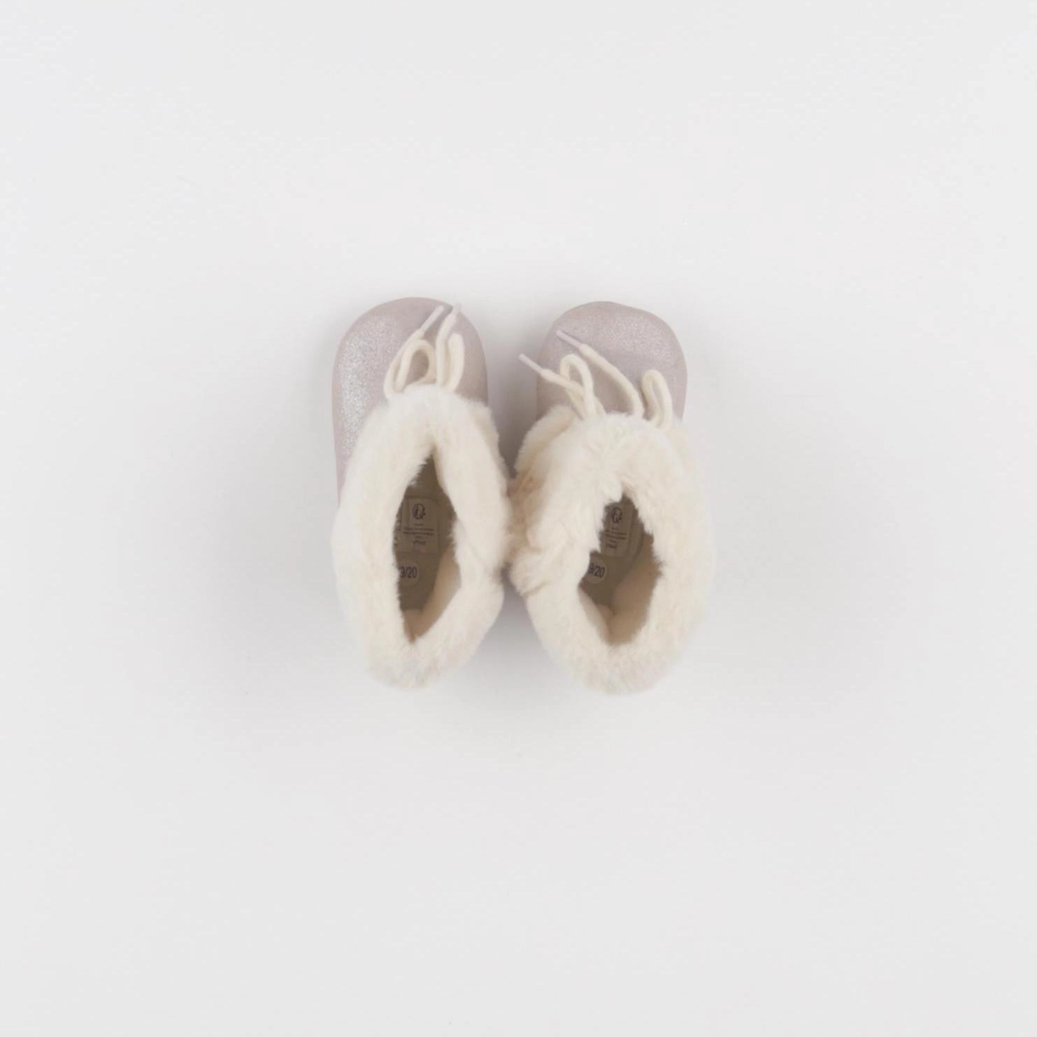 IKKS - chaussons beige, or - pointure 19/20