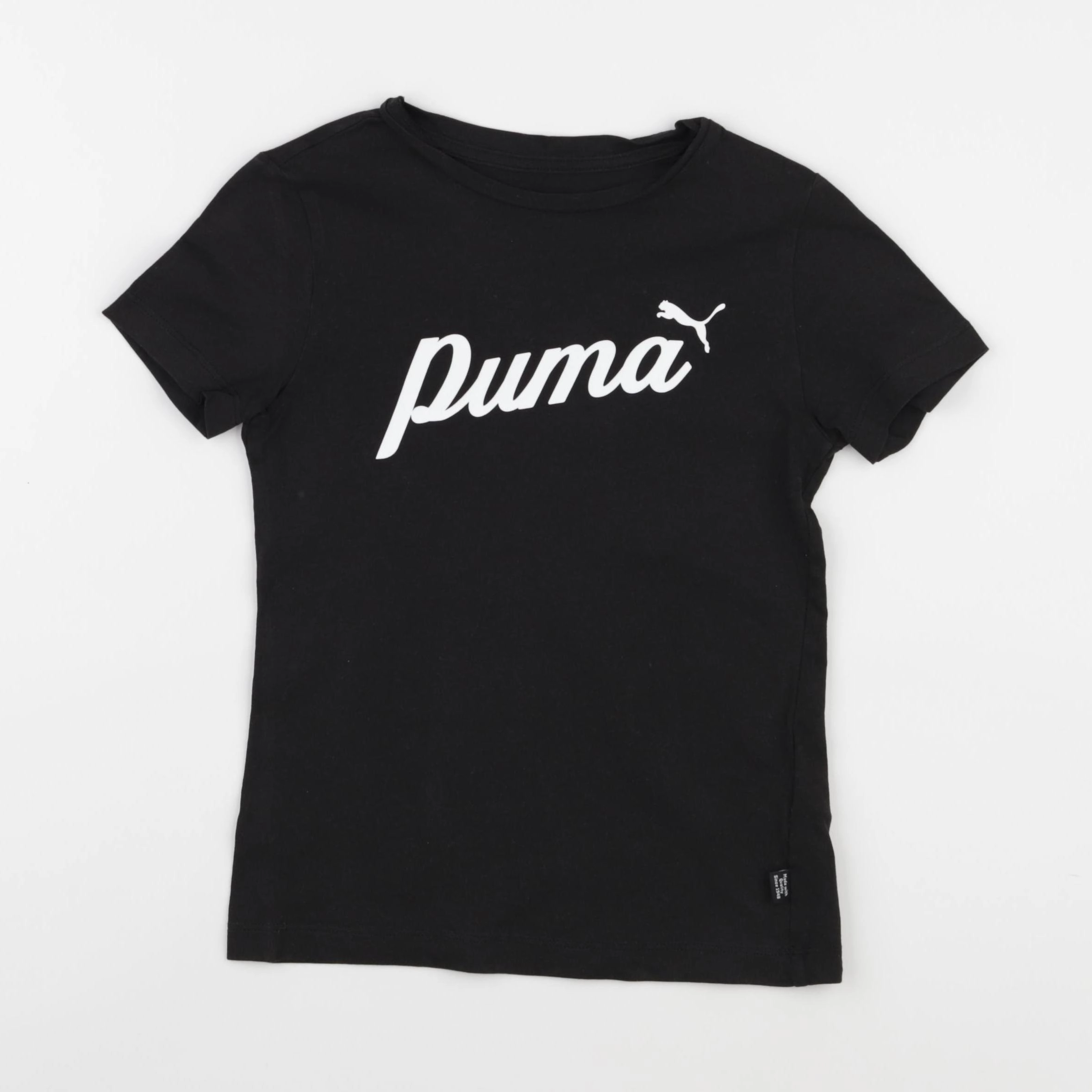Puma - tee-shirt noir - 7/8 ans
