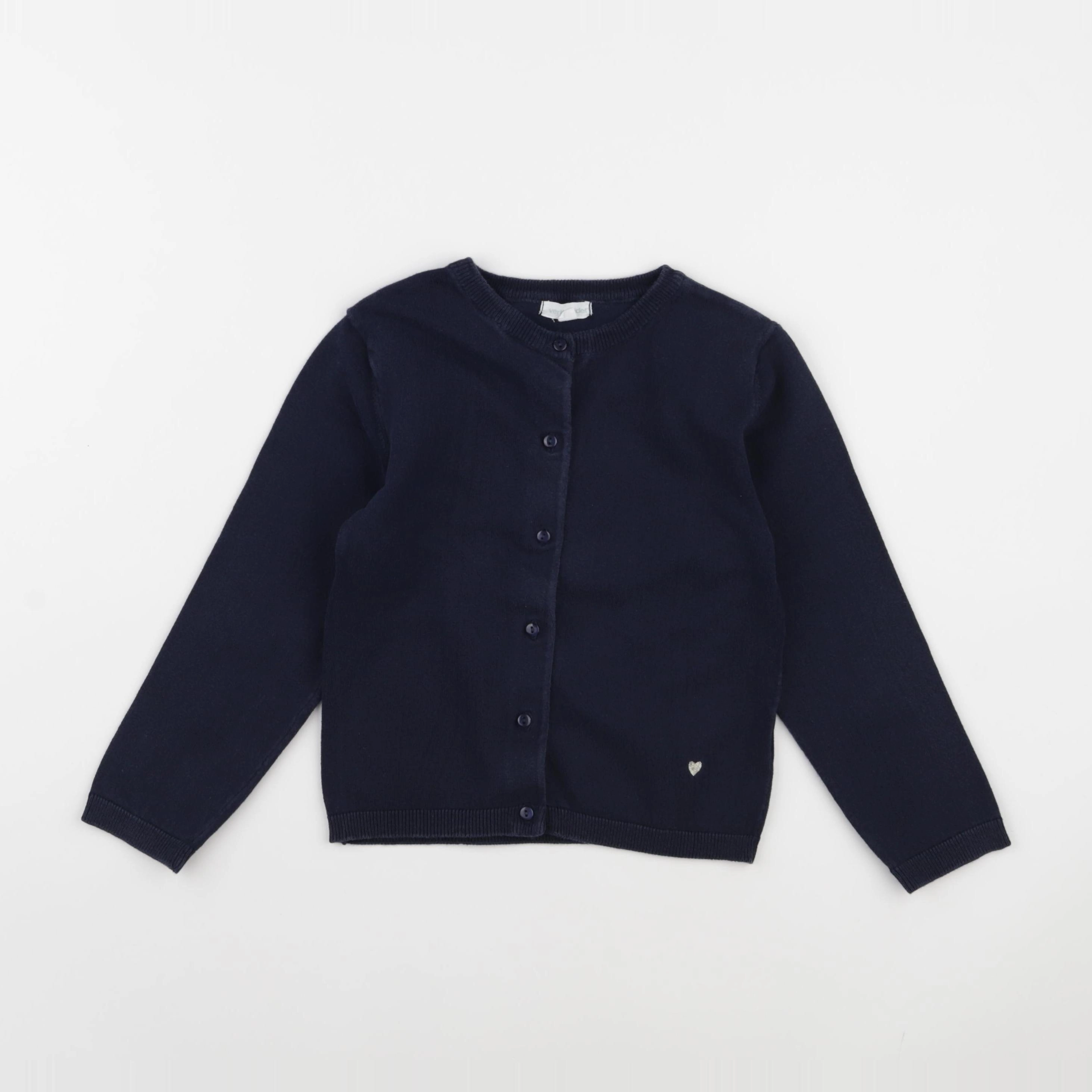 Vertbaudet - gilet bleu - 6 ans